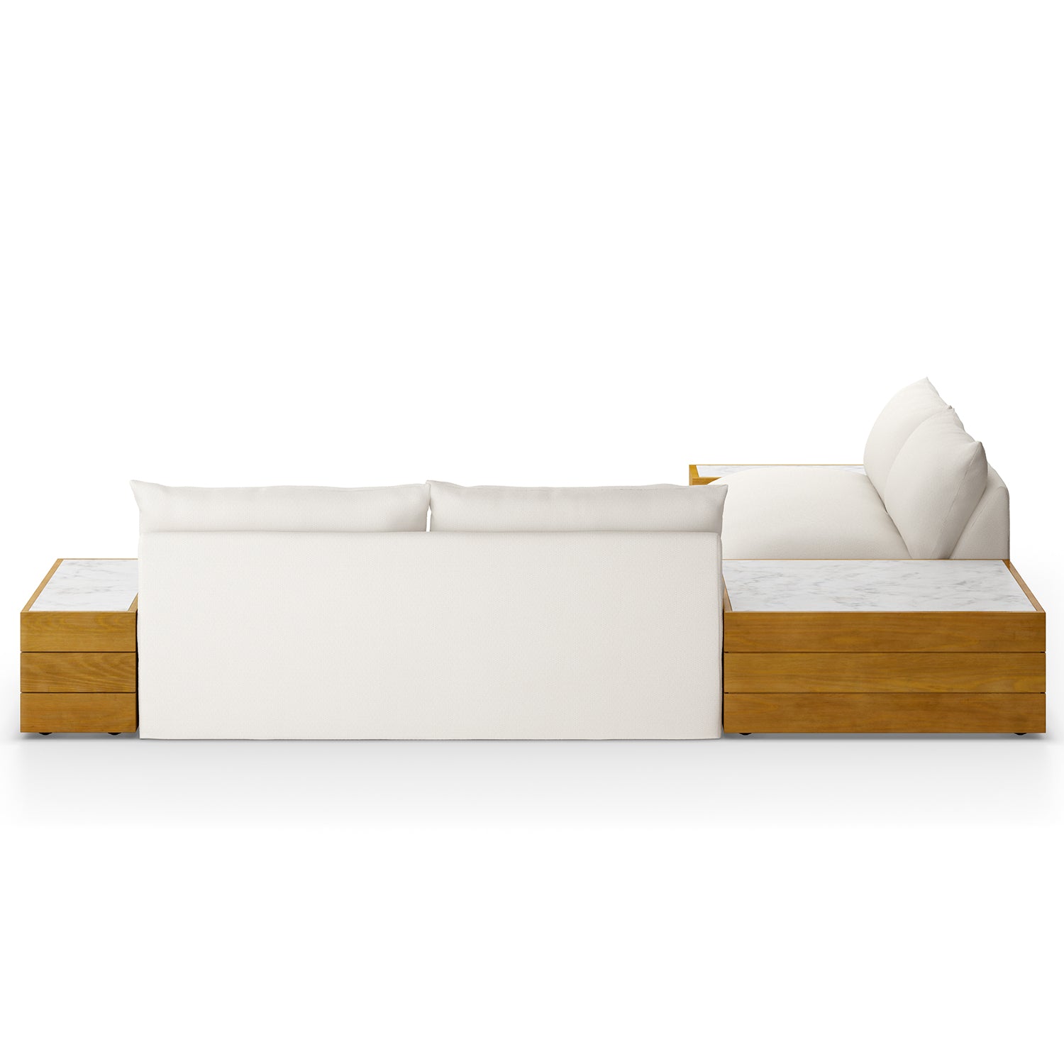 Four Hands Grant 2 Piece Outdoor Sectional Sofa - Final Sale