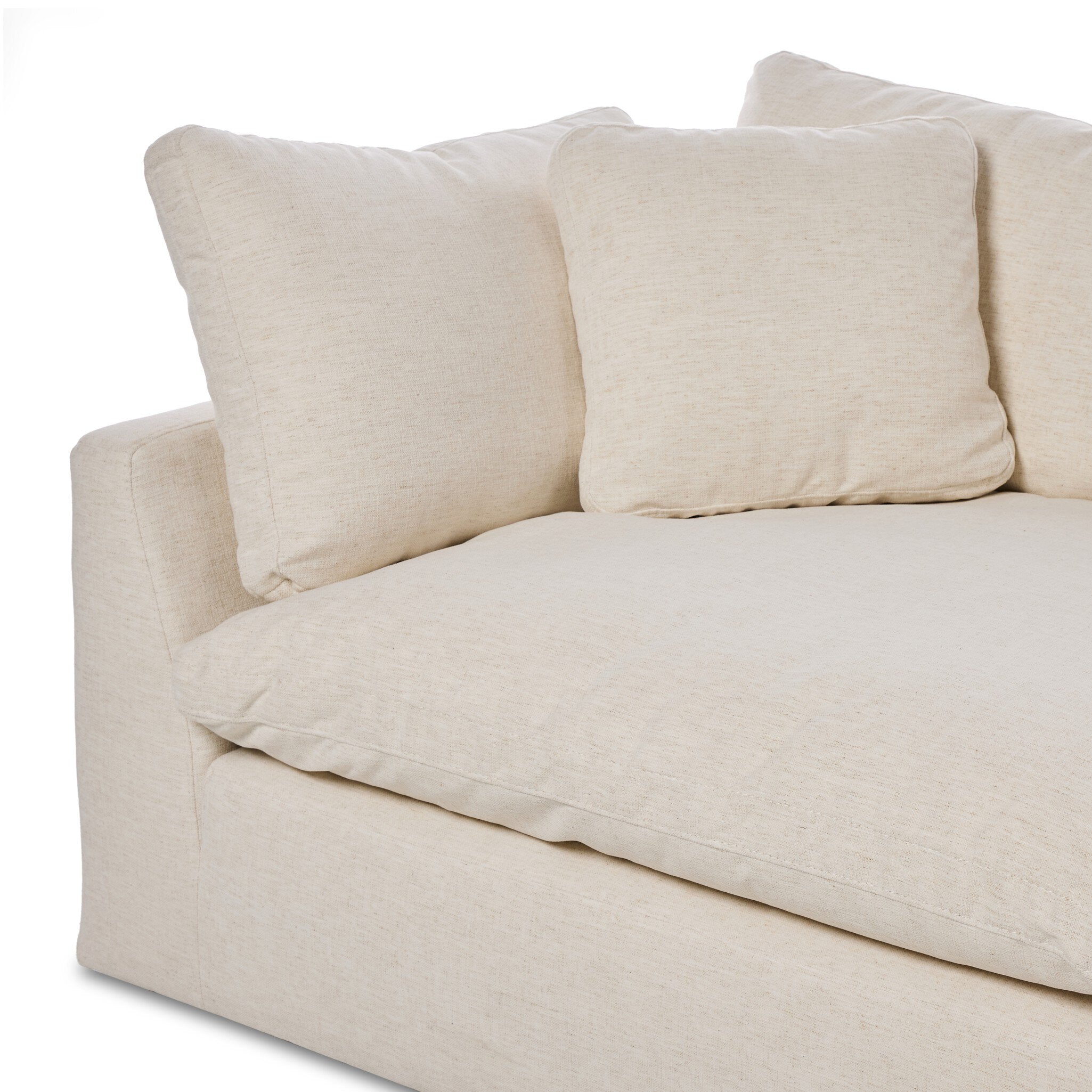 Four Hands Stevie Crypton Nomad Snow Sofa — construction detail
