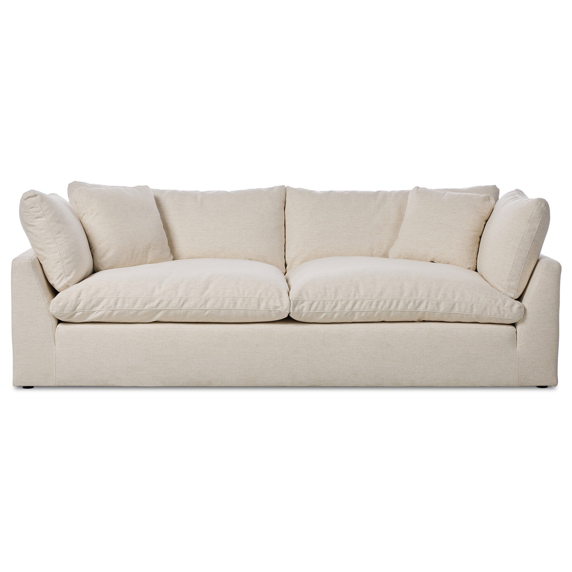 Four Hands Stevie Crypton Nomad Snow Sofa — front view
