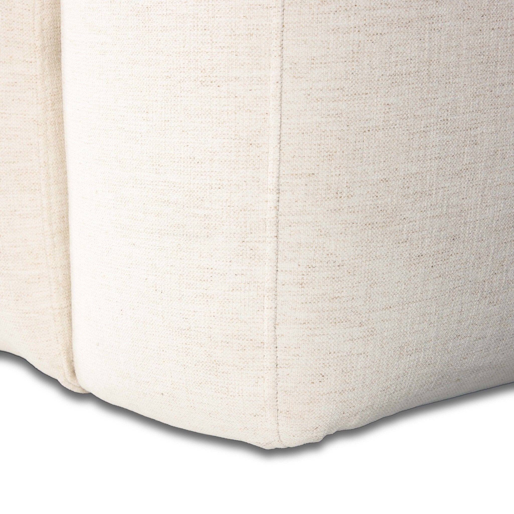 Four Hands Radley Crypton Nomad Snow Power Recliner 2 Piece Sectional Sofa — Flax/Linen