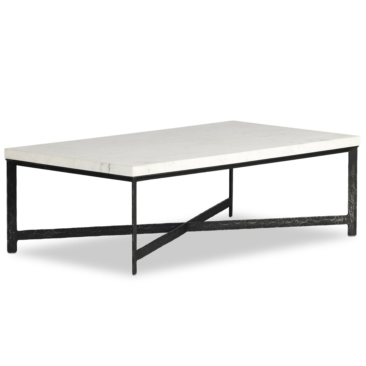 Four Hands Hammered Iron Coffee Table