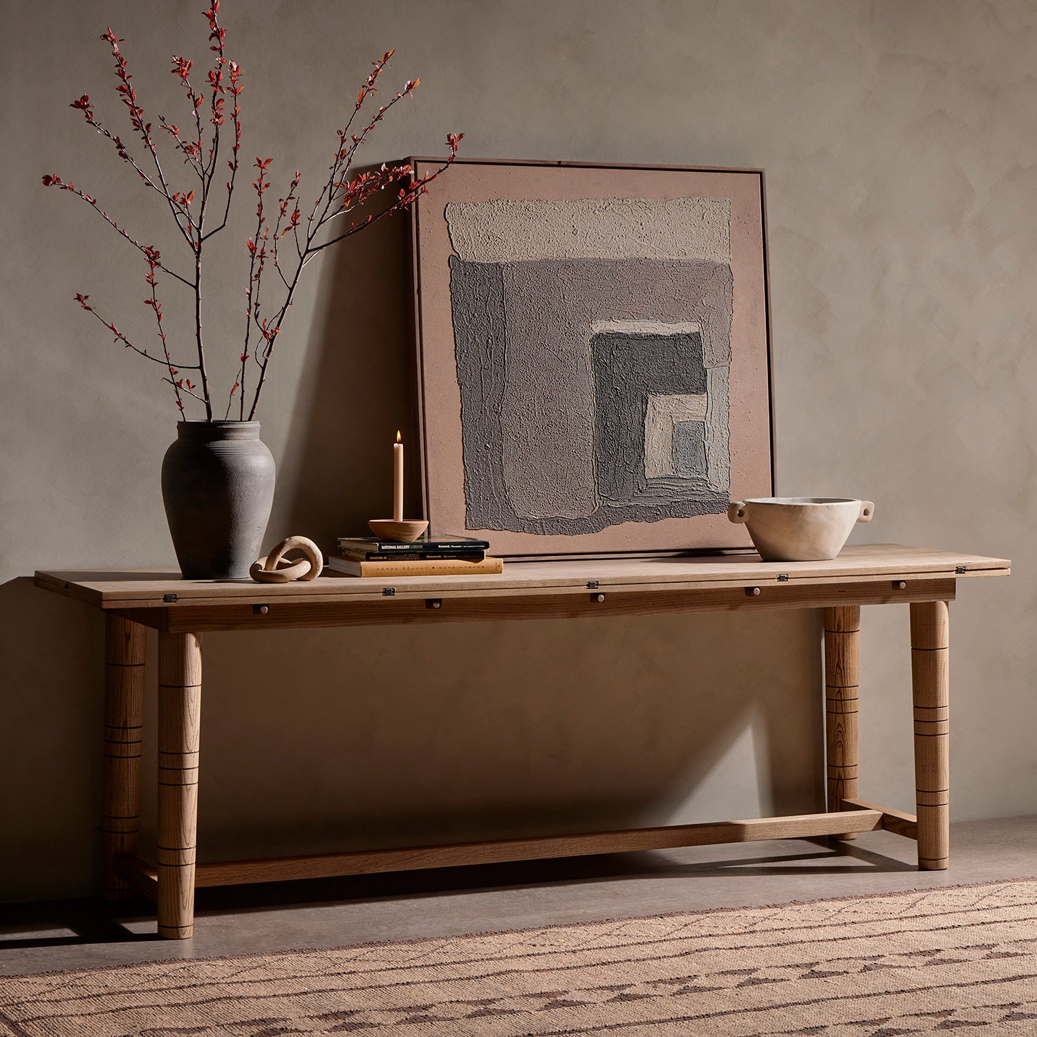 Four Hands Flip Top Console Table