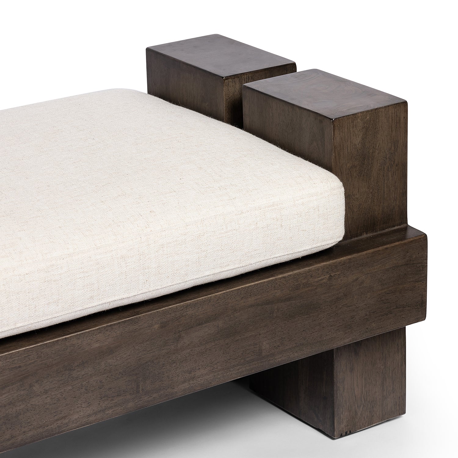 Four Hands Heavy Wood Accent Bench - Final Sale