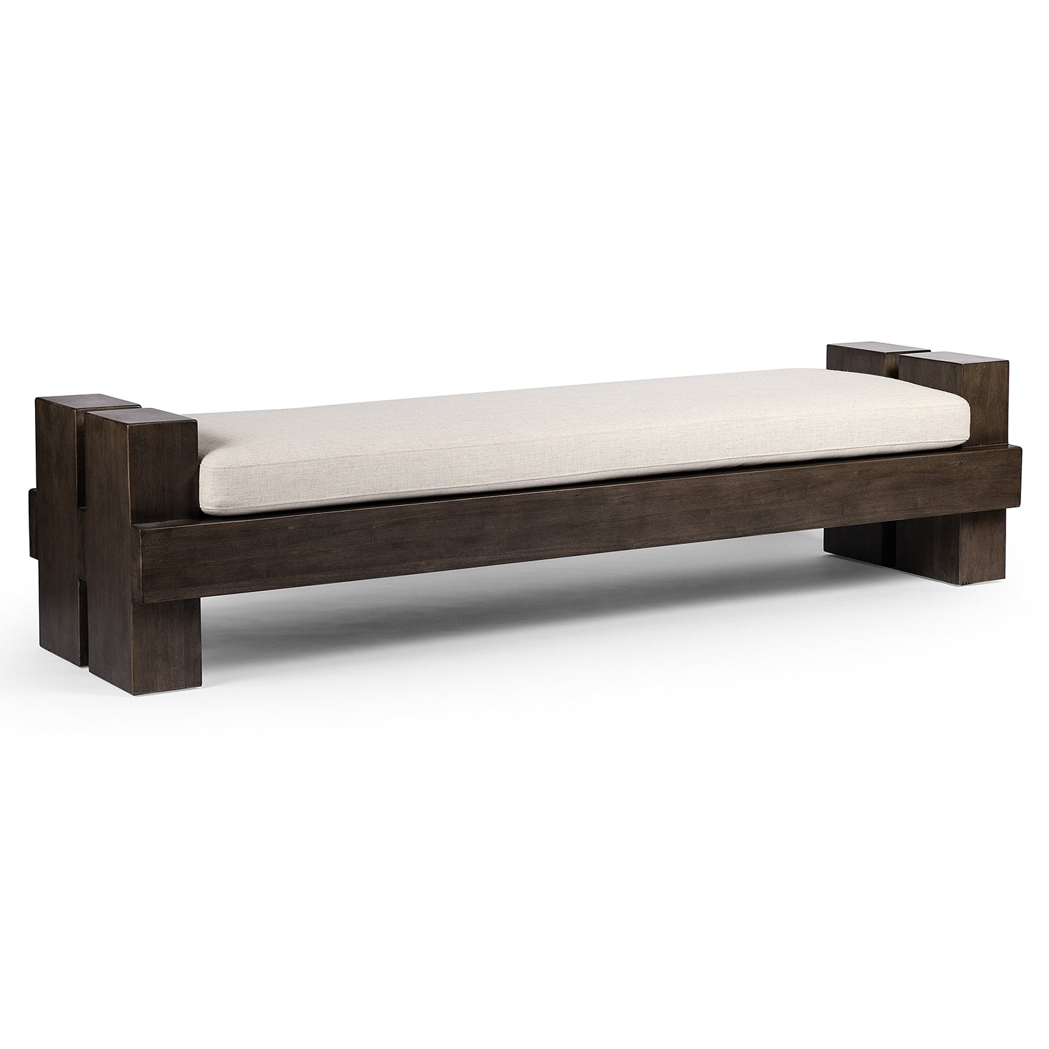 Four Hands Heavy Wood Accent Bench - Final Sale