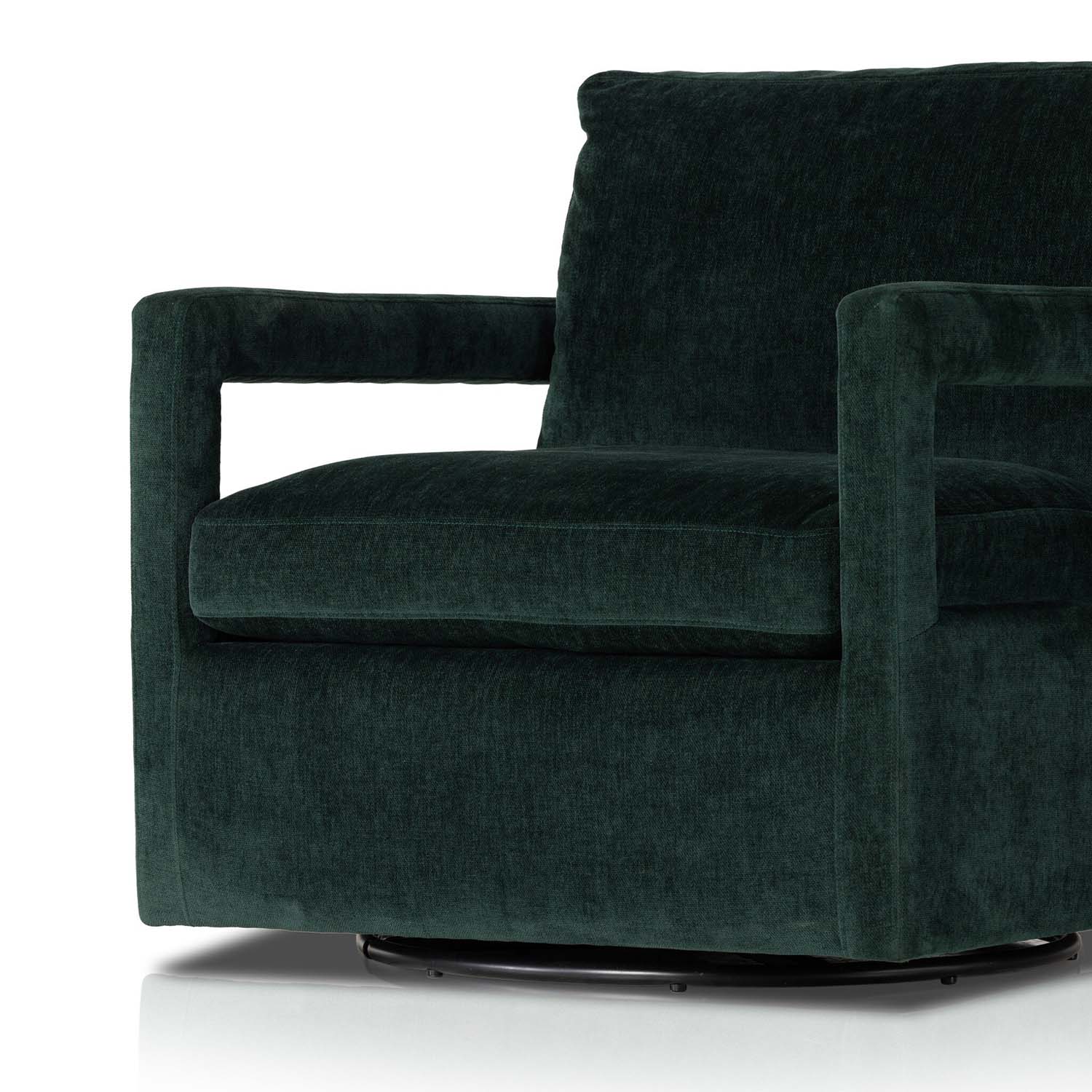 Four Hands Olson Velvet Swivel Chair