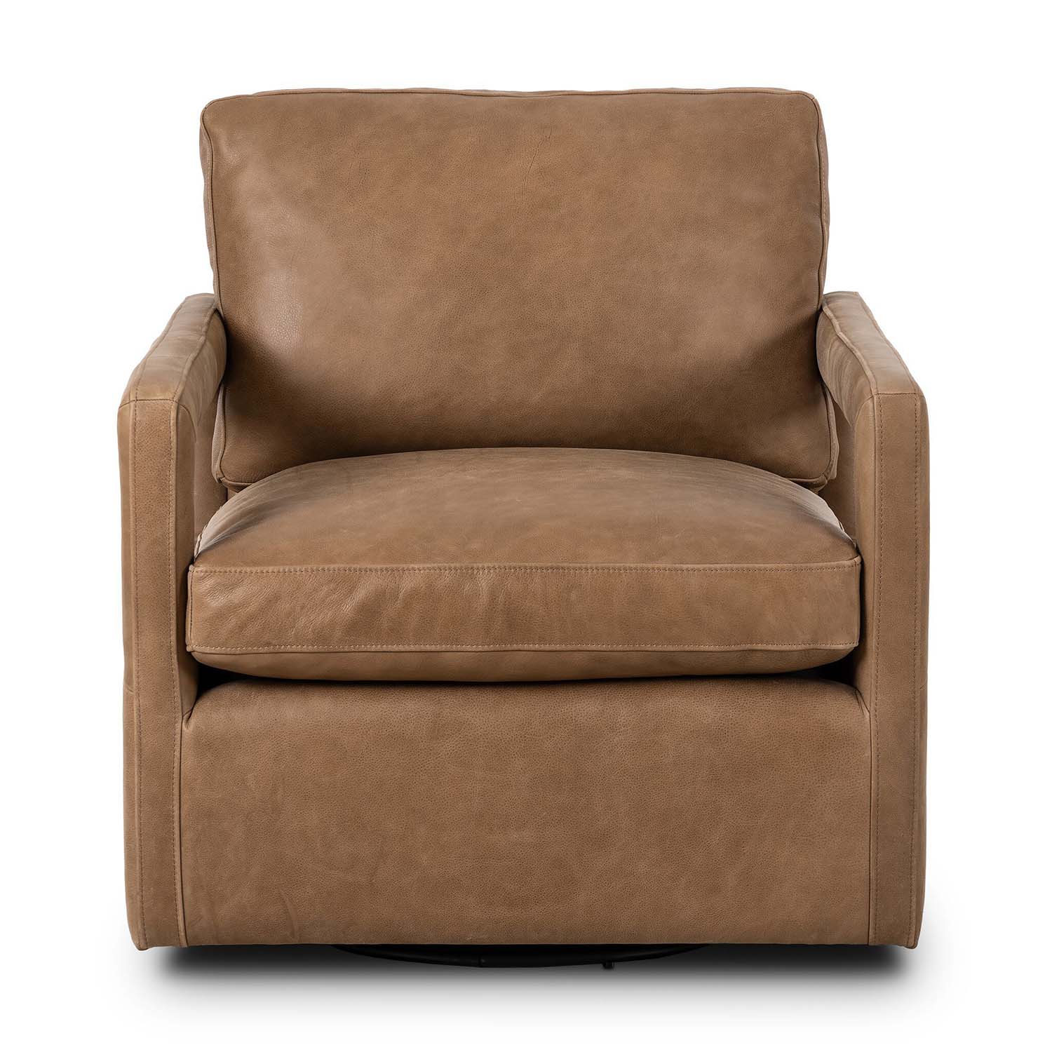 Four Hands Olson Leather Swivel Chair