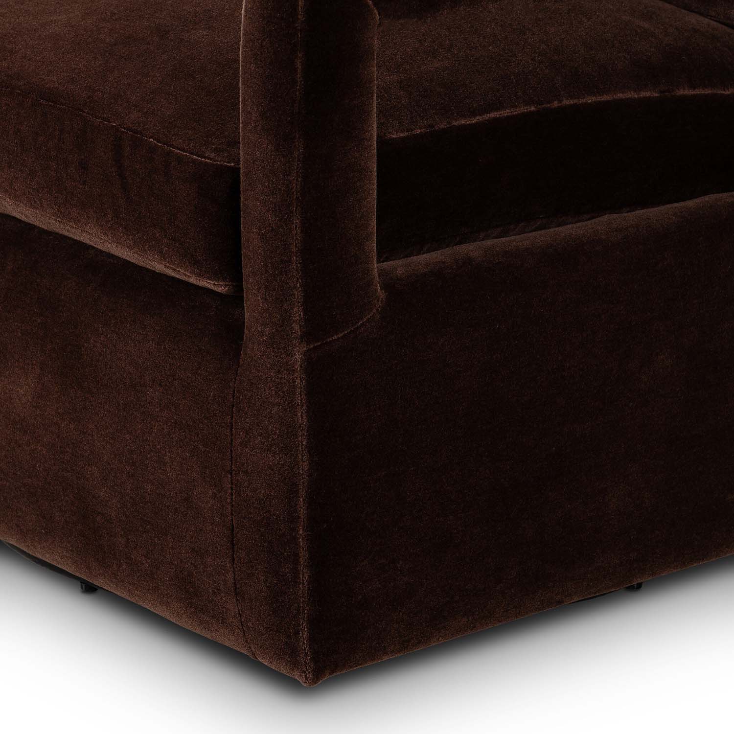 Four Hands Olson Velvet Swivel Chair