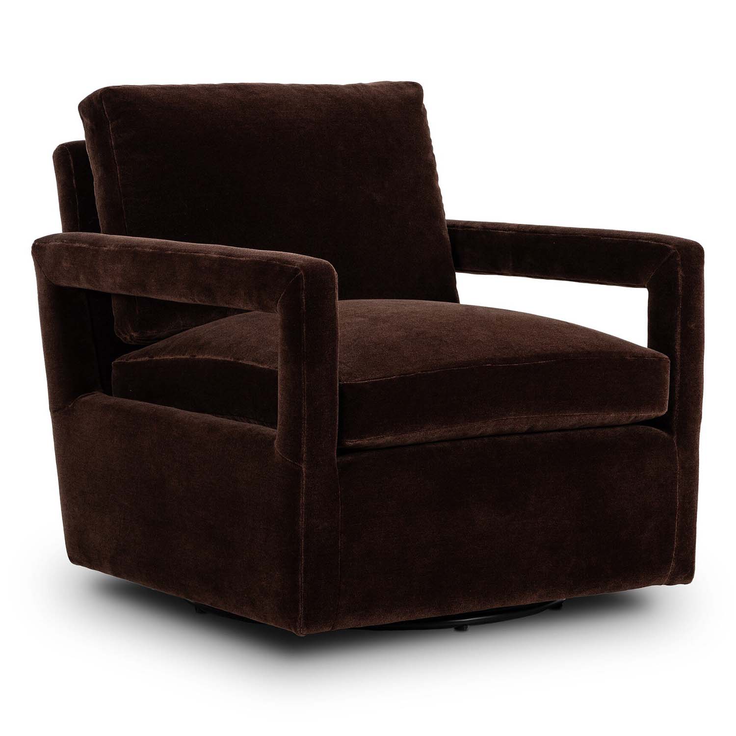 Four Hands Olson Velvet Swivel Chair