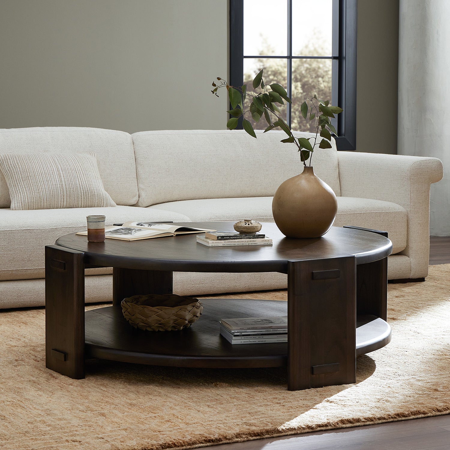 Four Hands Two Tier Coffee Table