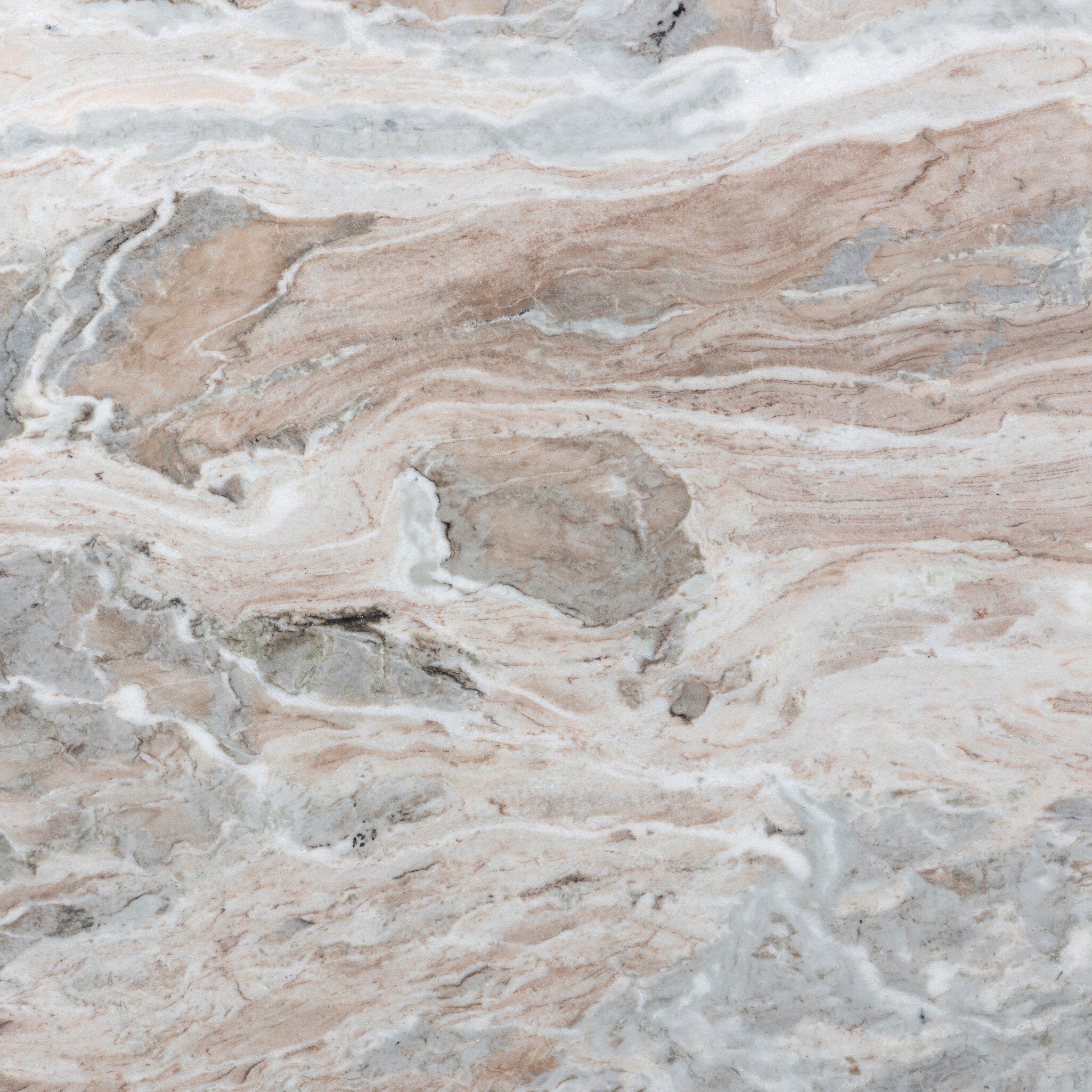 Four Hands Corbett Creamy Taupe Marble Coffee Table - detail view 1