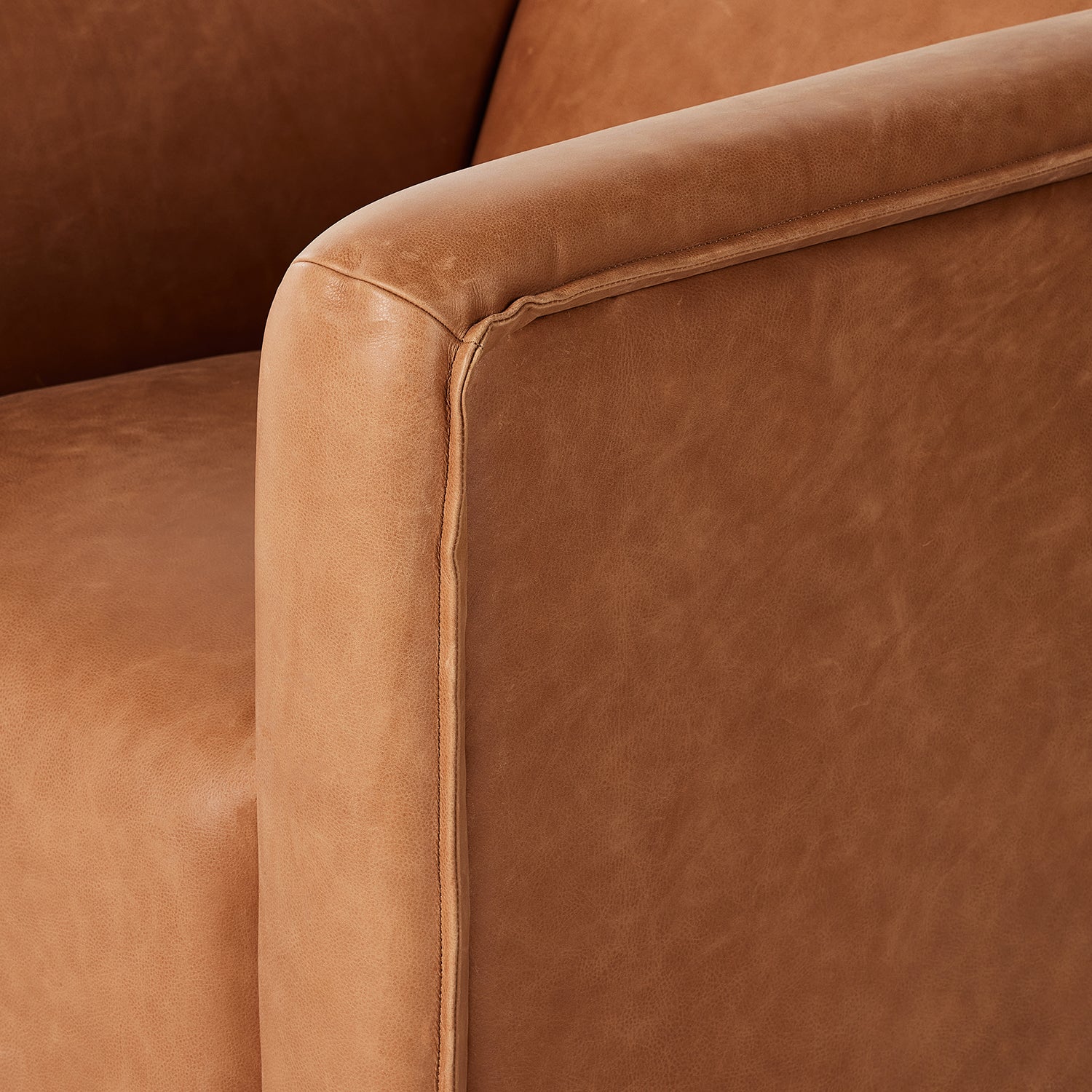 Four Hands Wellborn Leather Swivel Chair - Final Sale