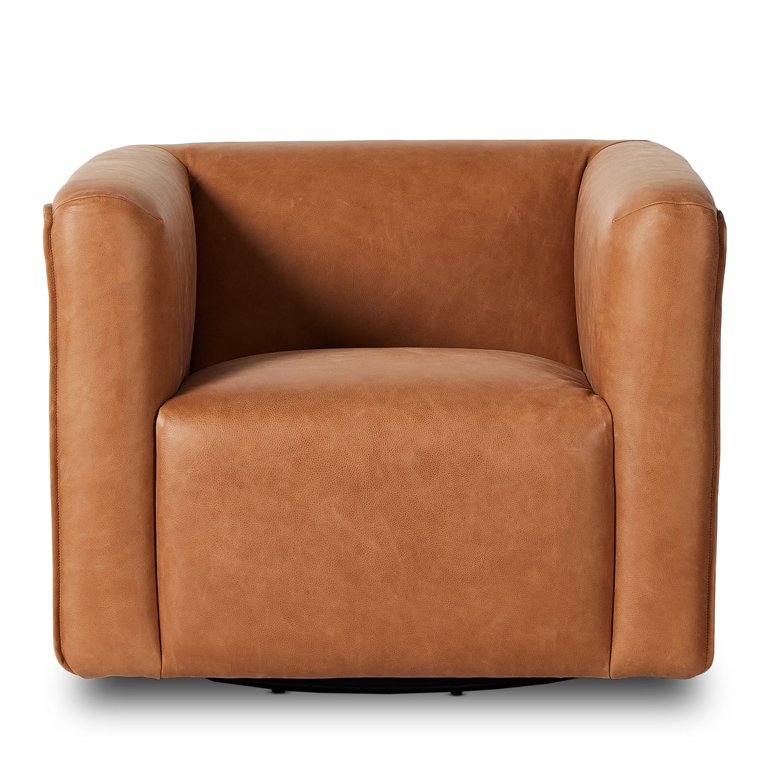 Four Hands Wellborn Leather Swivel Chair - Final Sale