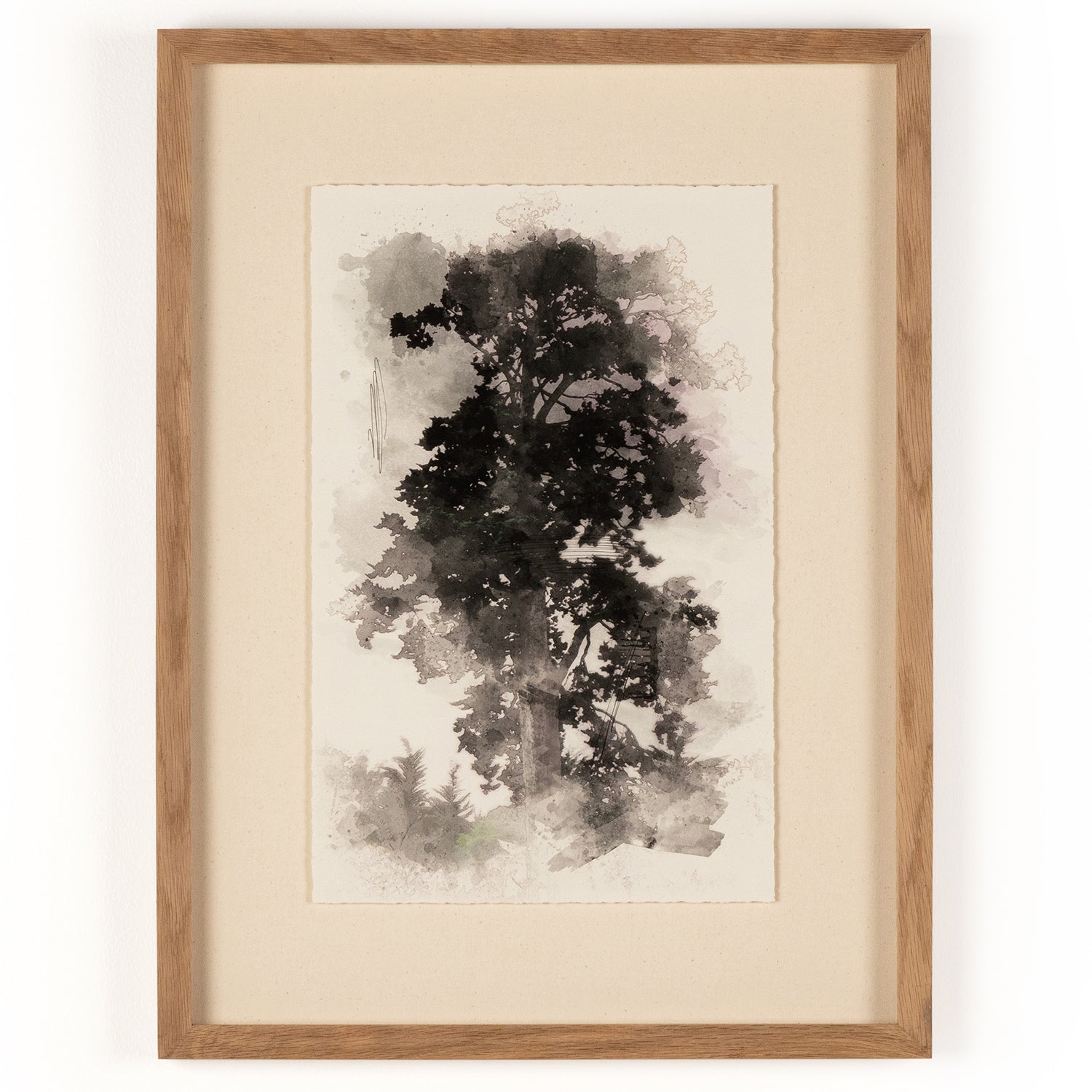 Four Hands Tree Sketch I Framed Artwork