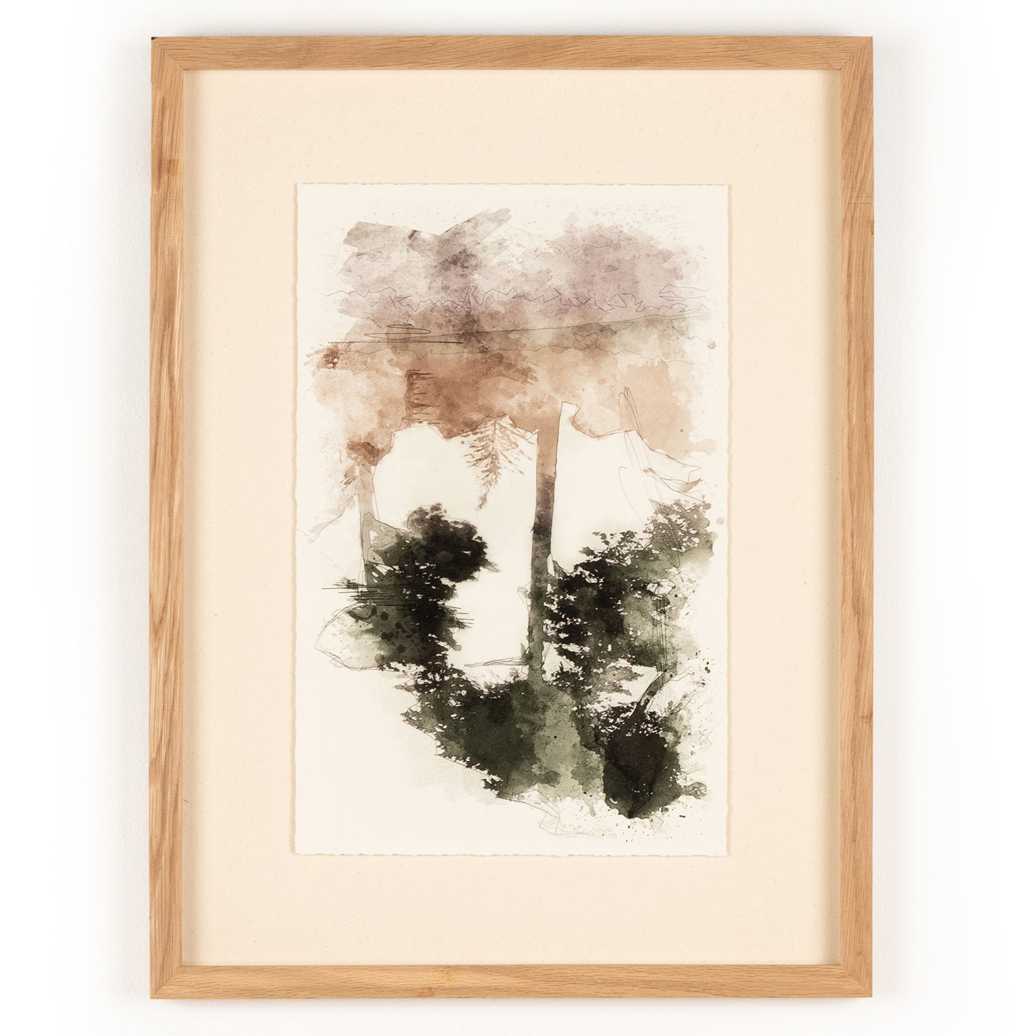 Four Hands Tree Sketch II Framed Artwork