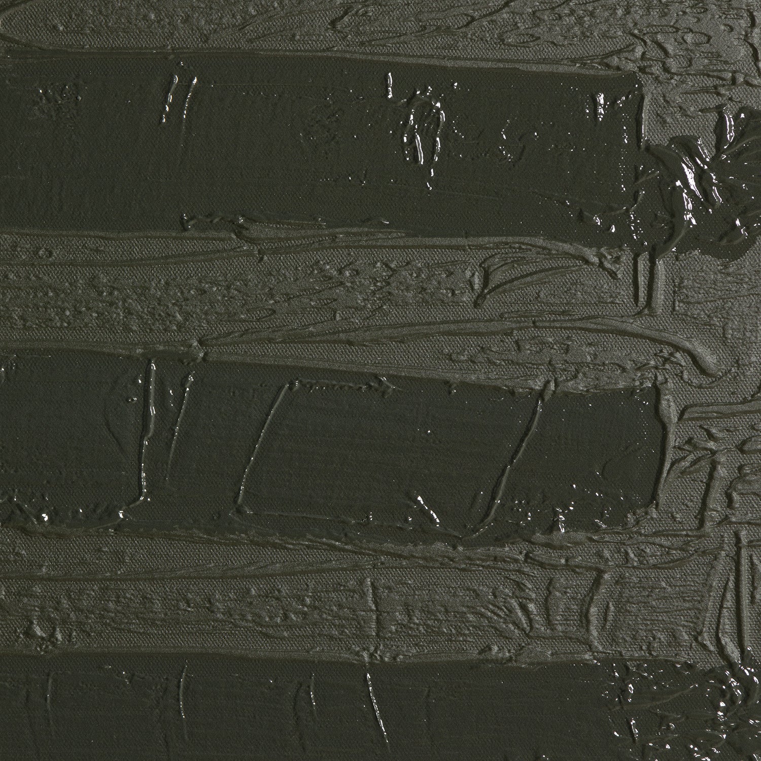 Four Hands Free Form Lines I Olive Framed Artwork