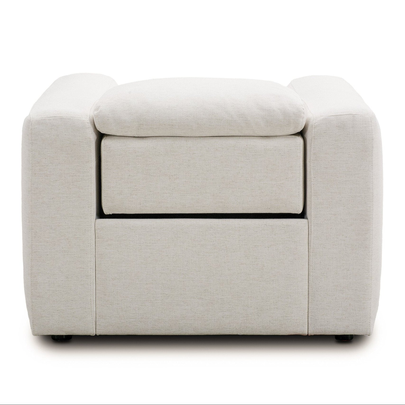 Four Hands Radley Crypton Nomad Snow Power Recliner - back view