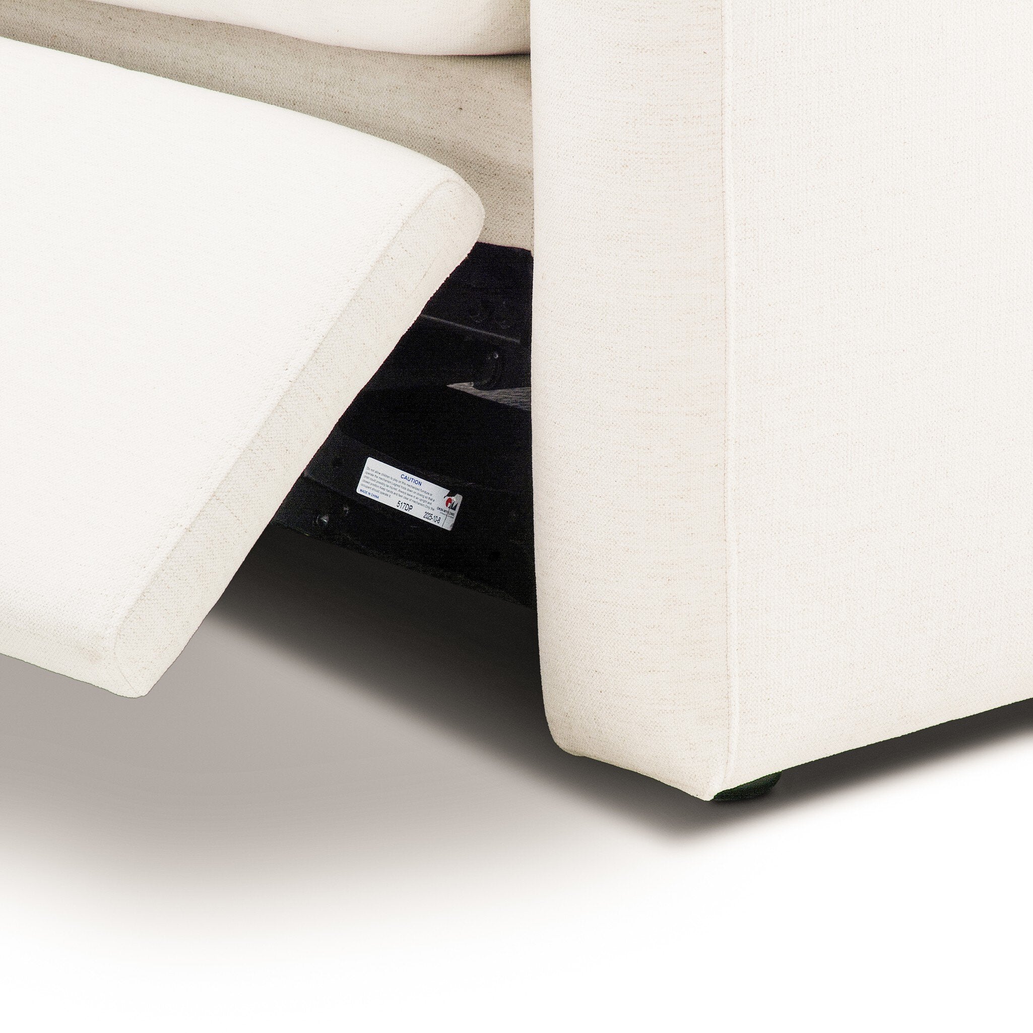 Four Hands Tillery Crypton Nomad Snow Power Recliner - detail view 4