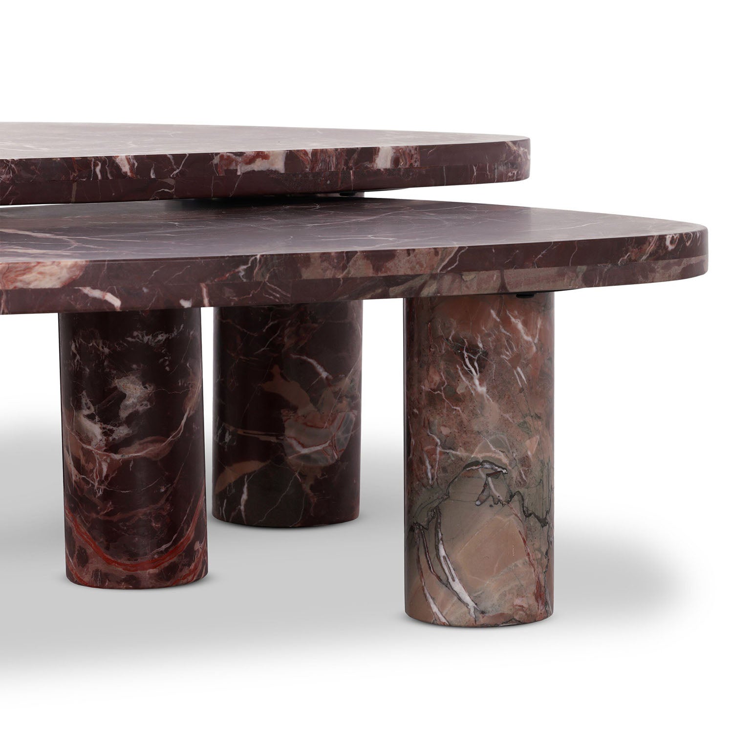 Four Hands Zion Marble Coffee Table Set