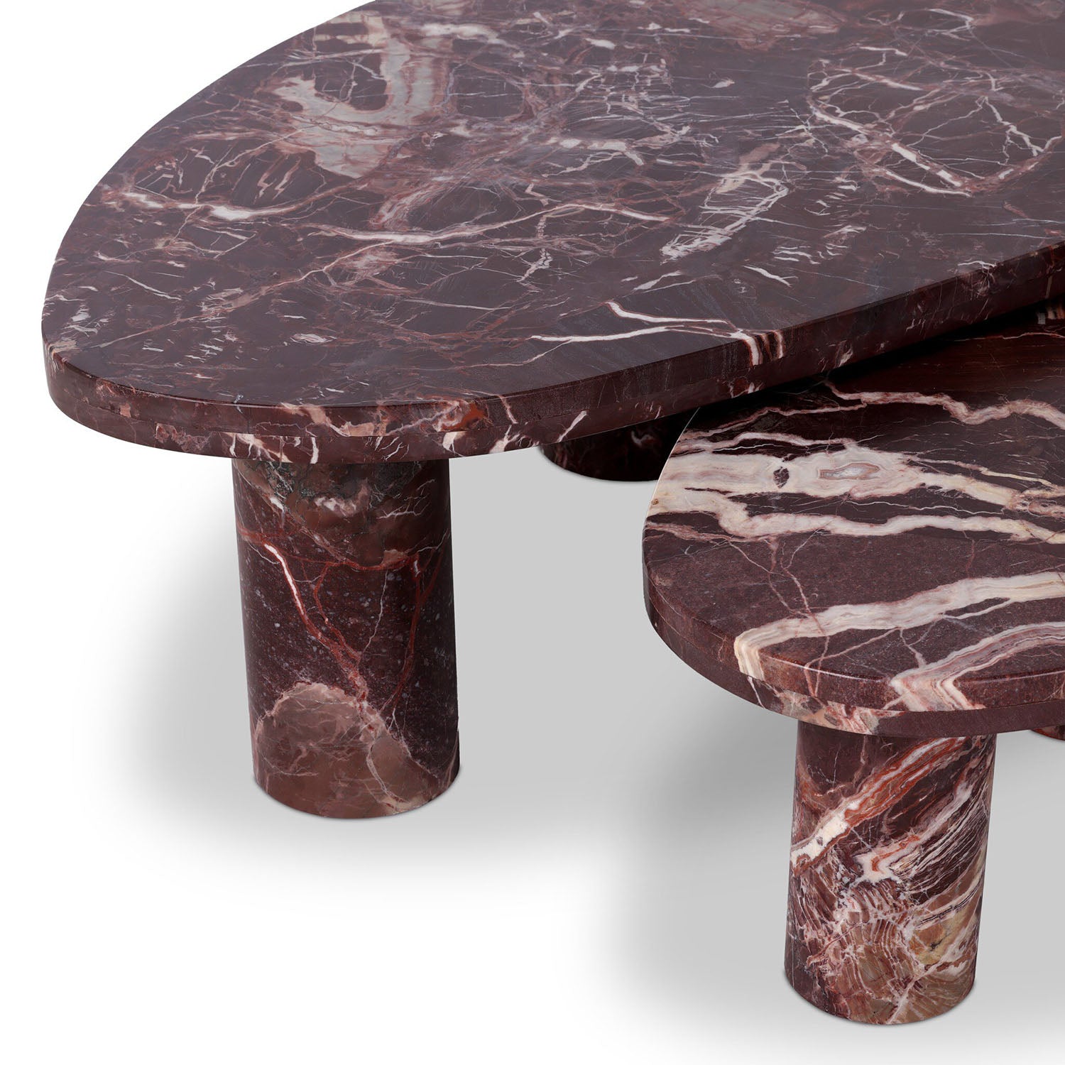 Four Hands Zion Marble Coffee Table Set