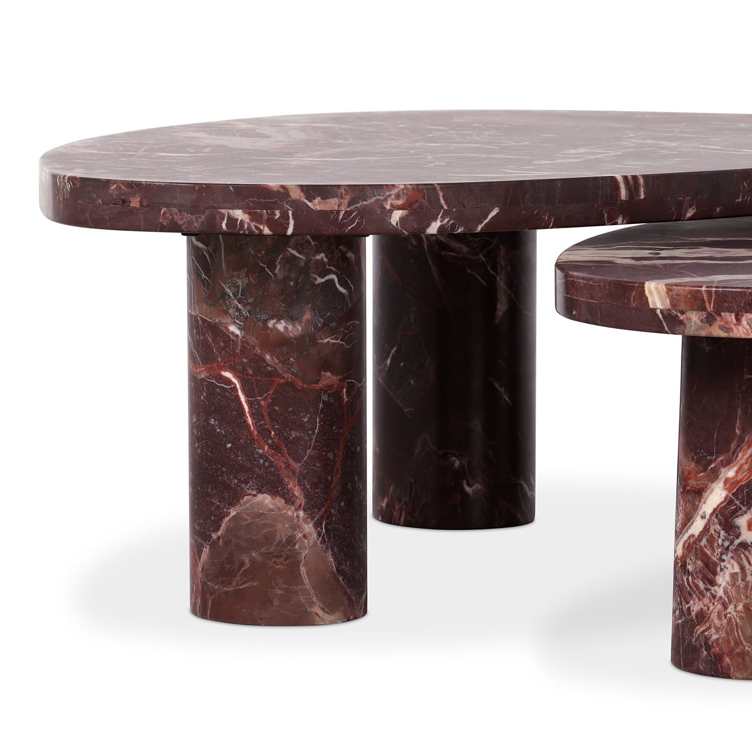 Four Hands Zion Marble Coffee Table Set