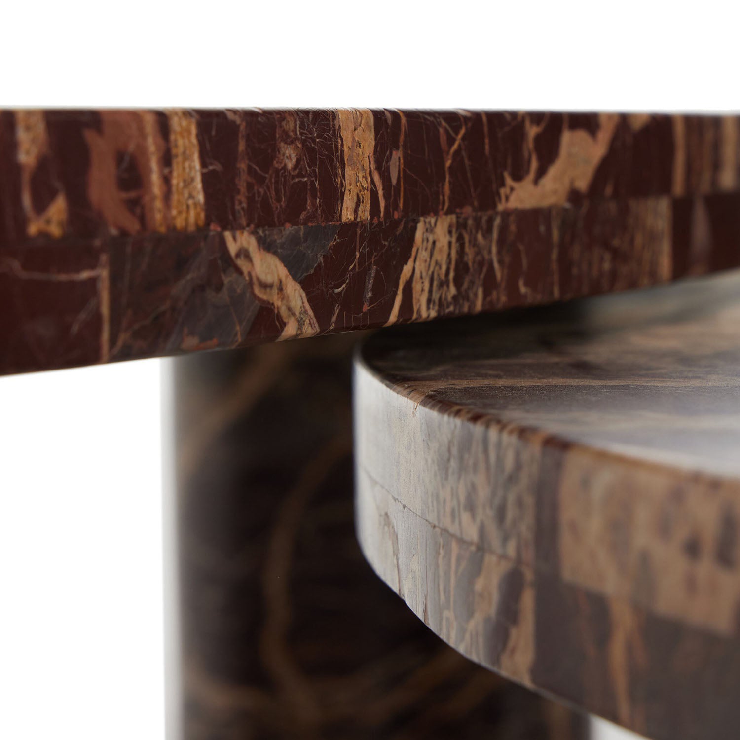 Four Hands Zion Marble Coffee Table Set
