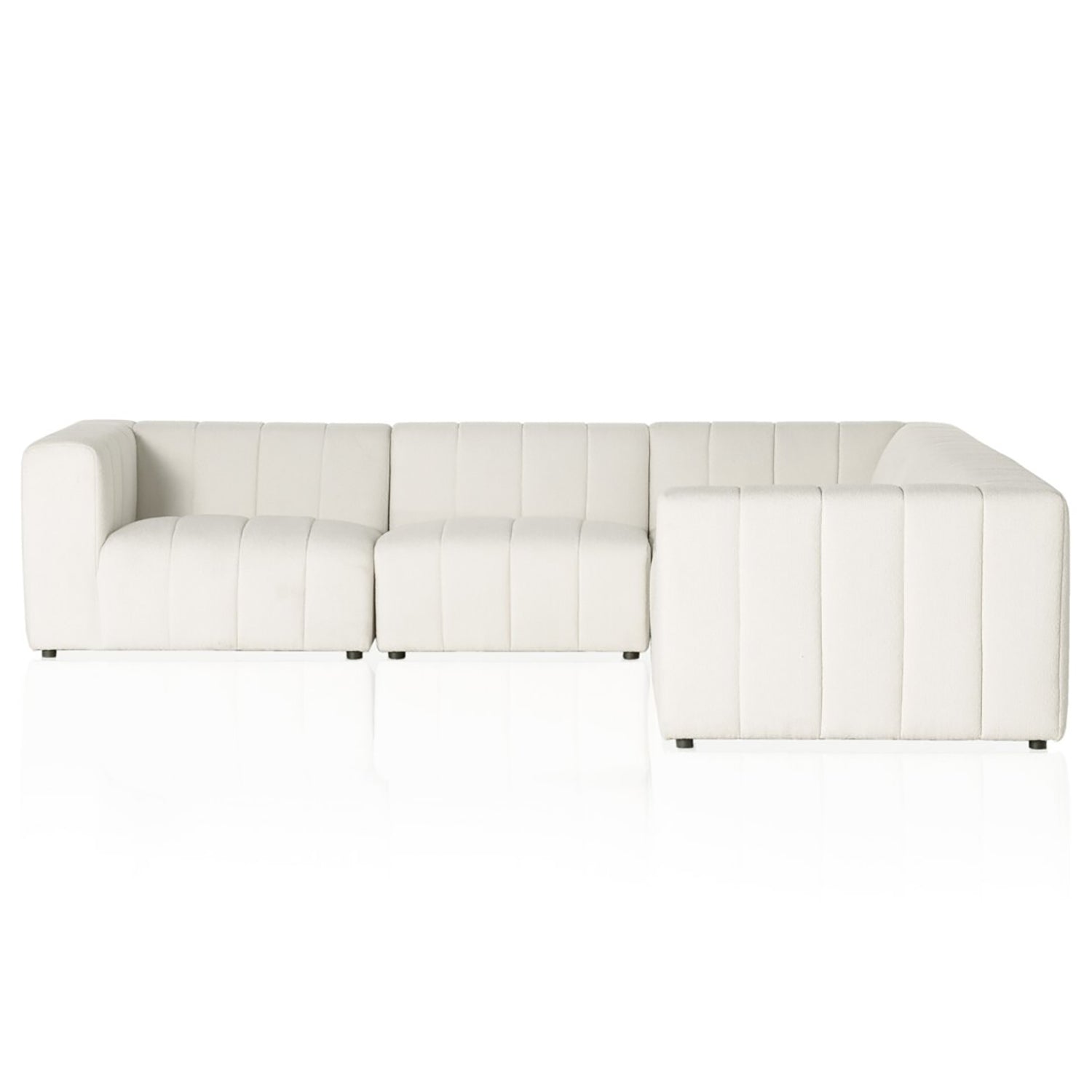 Four Hands Langham Channeled 5-Piece Sectional Sofa