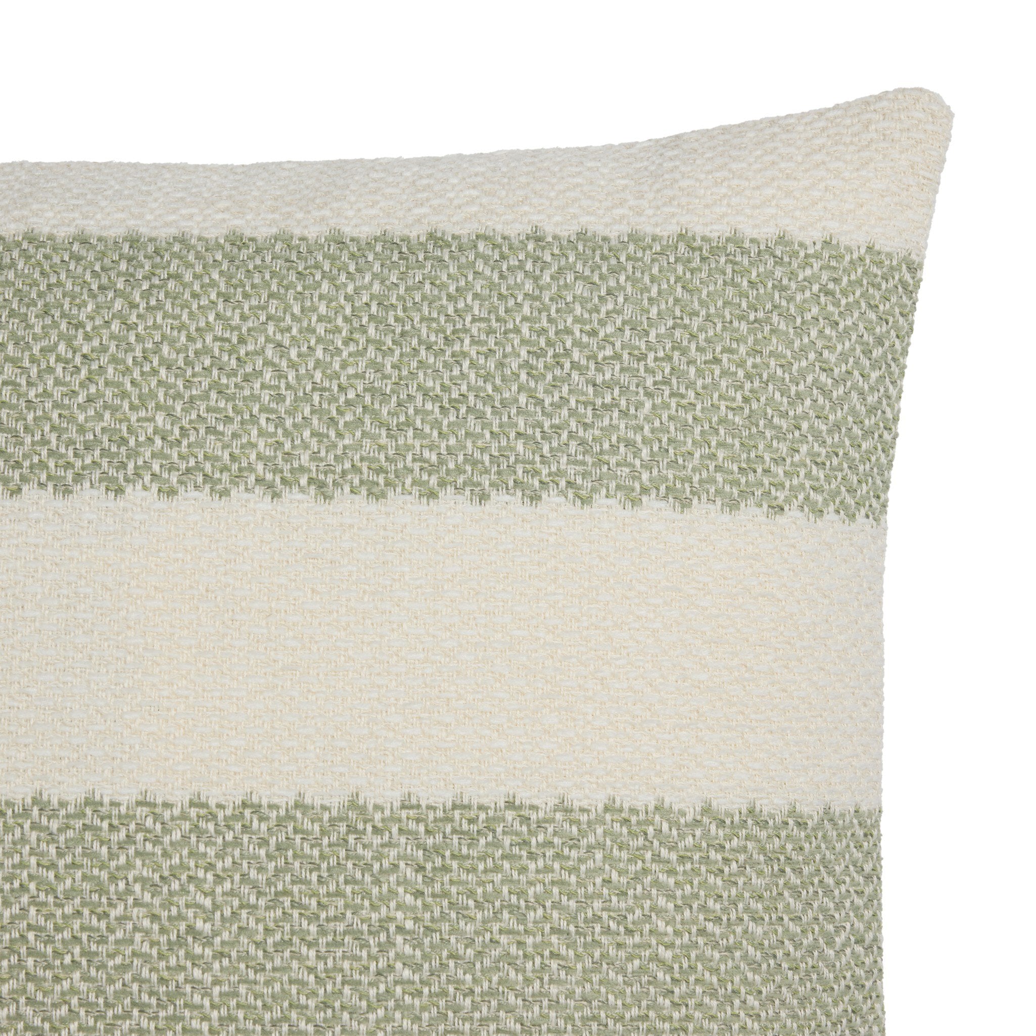 Four Hands Tarbett Stripe Tarbett Sage Outdoor Throw Pillow - detail view 2