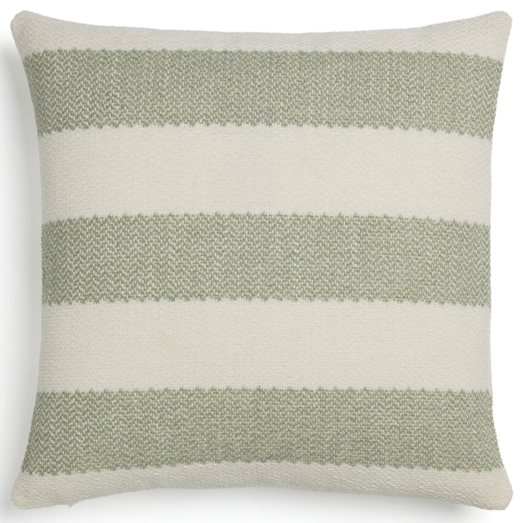 Four Hands Tarbett Stripe Tarbett Sage Outdoor Throw Pillow - styled view 2