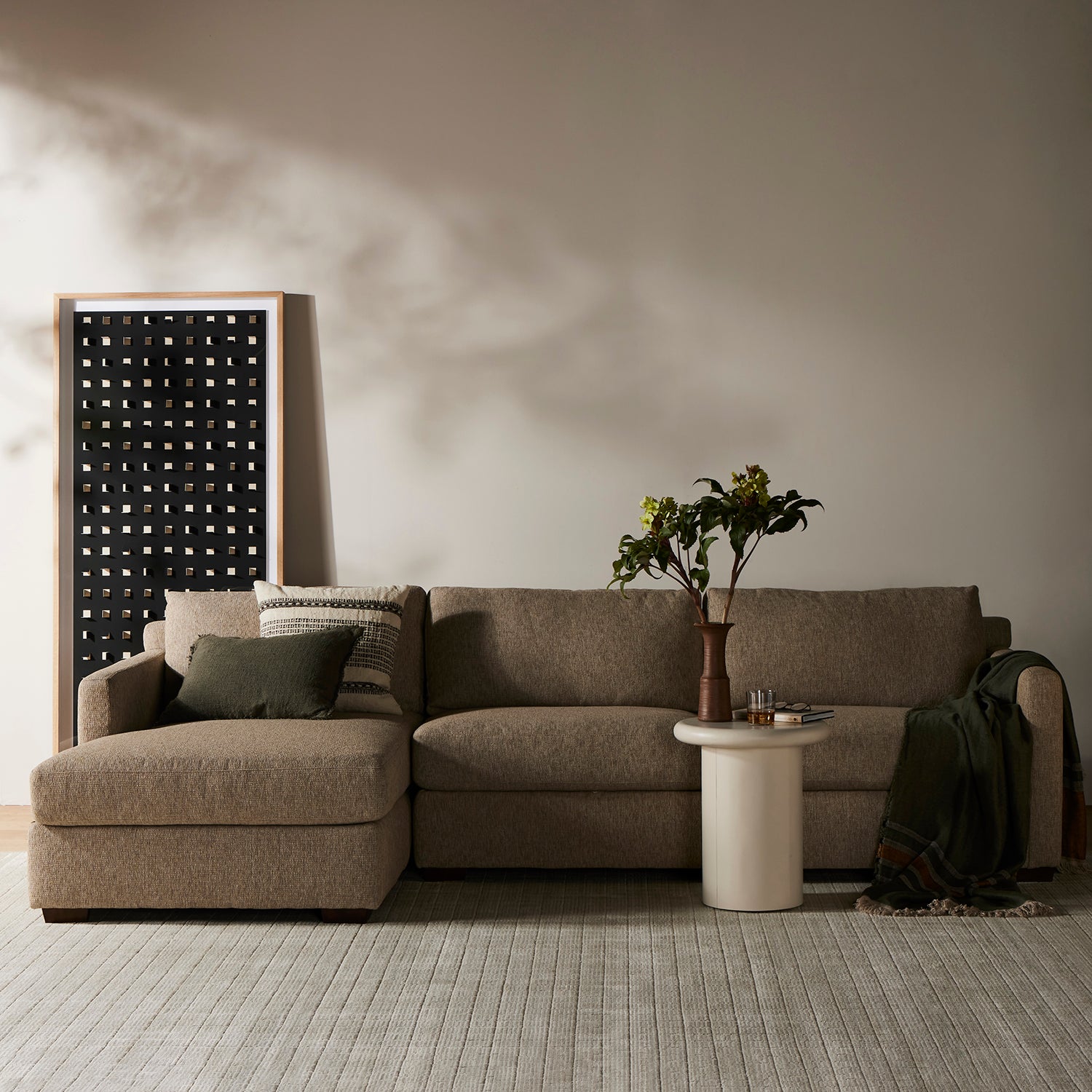 Four Hands Hampton 2 Piece Sectional Sofa