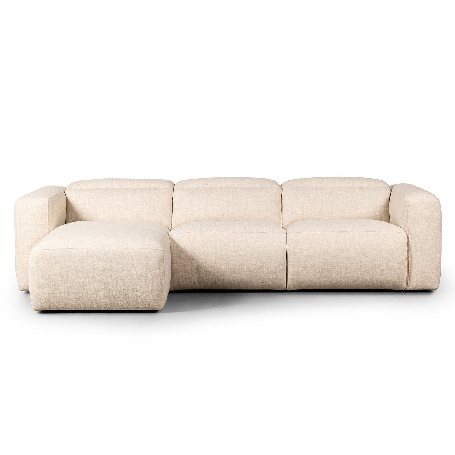 Four Hands Radley Power Recliner 3-Piece Sectional Sofa with Chaise