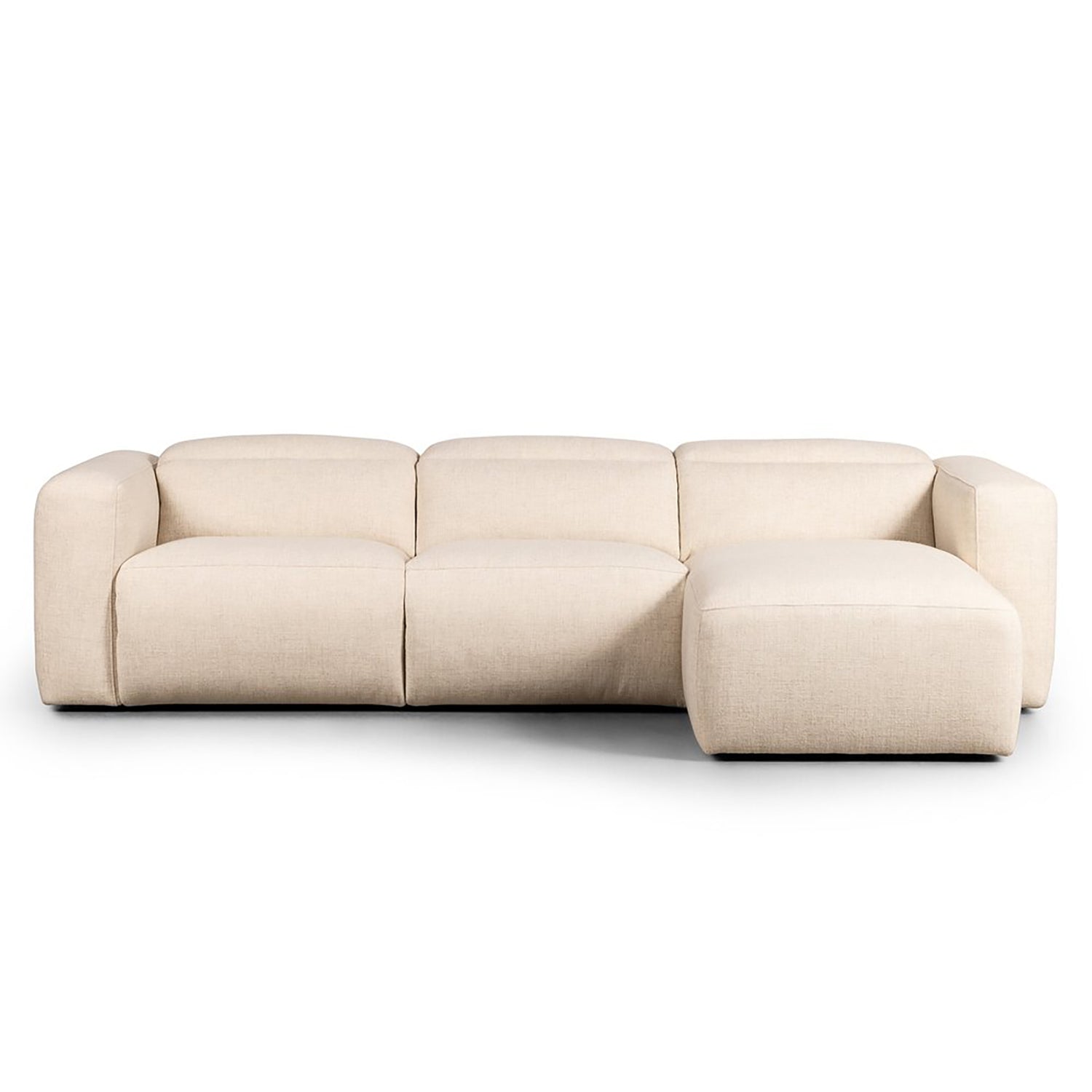 Four Hands Radley Power Recliner 3-Piece Sectional Sofa with Chaise