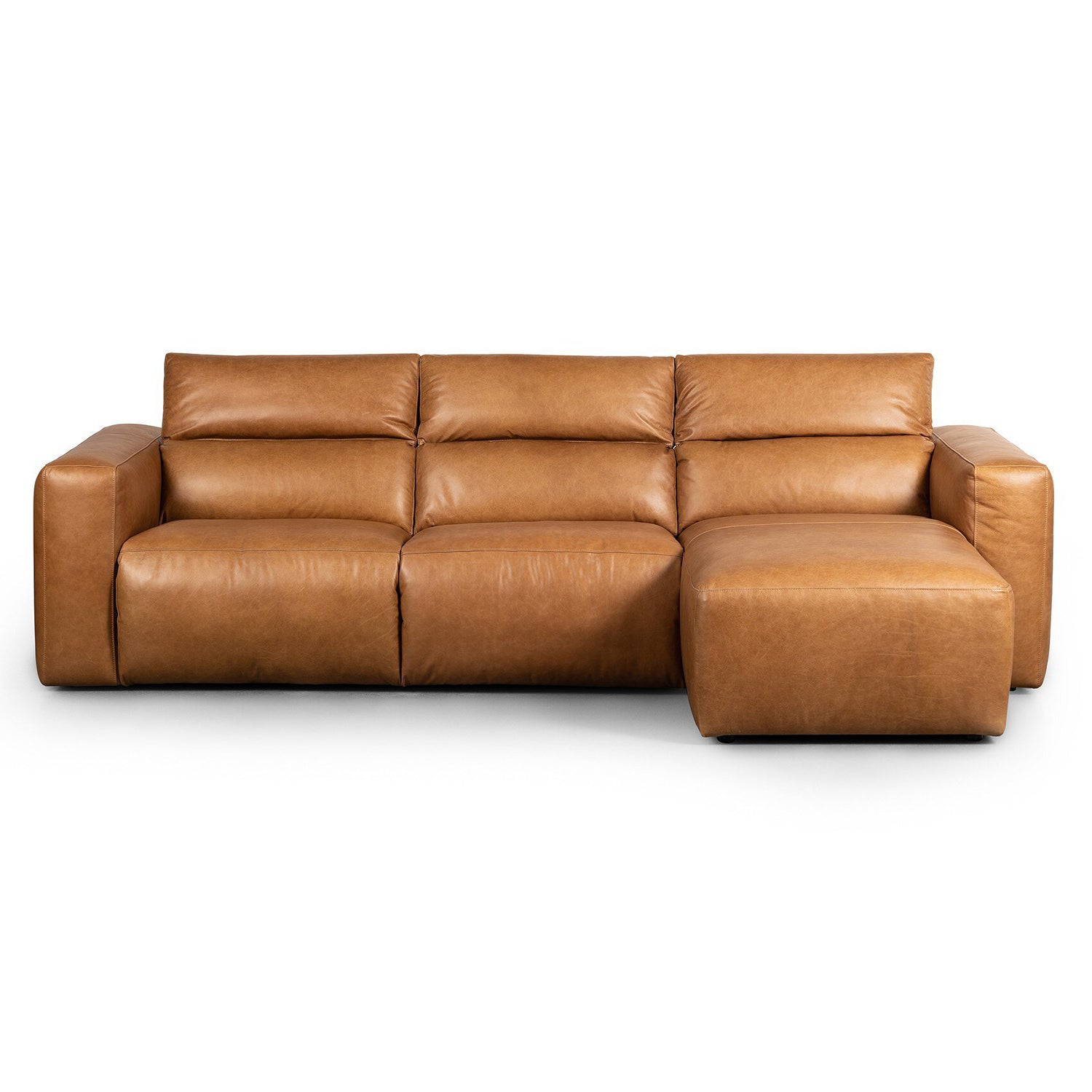 Four Hands Radley Power Recliner 3-Piece Sectional Sofa with Chaise