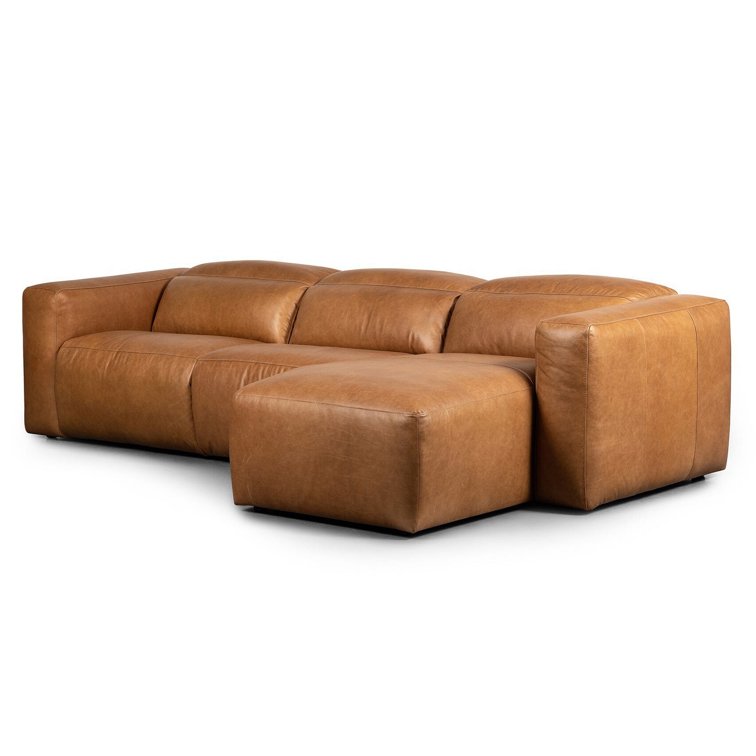 Four Hands Radley Power Recliner 3-Piece Sectional Sofa with Chaise