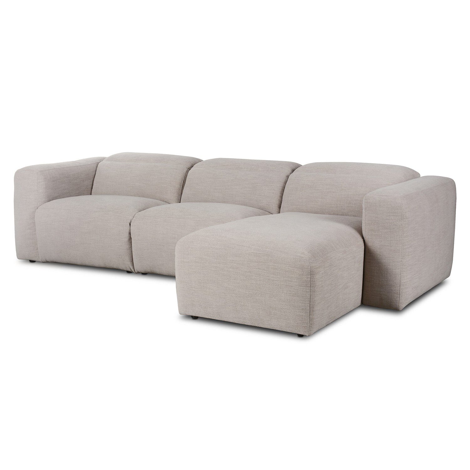 Four Hands Radley Power Recliner 3-Piece Sectional Sofa with Chaise