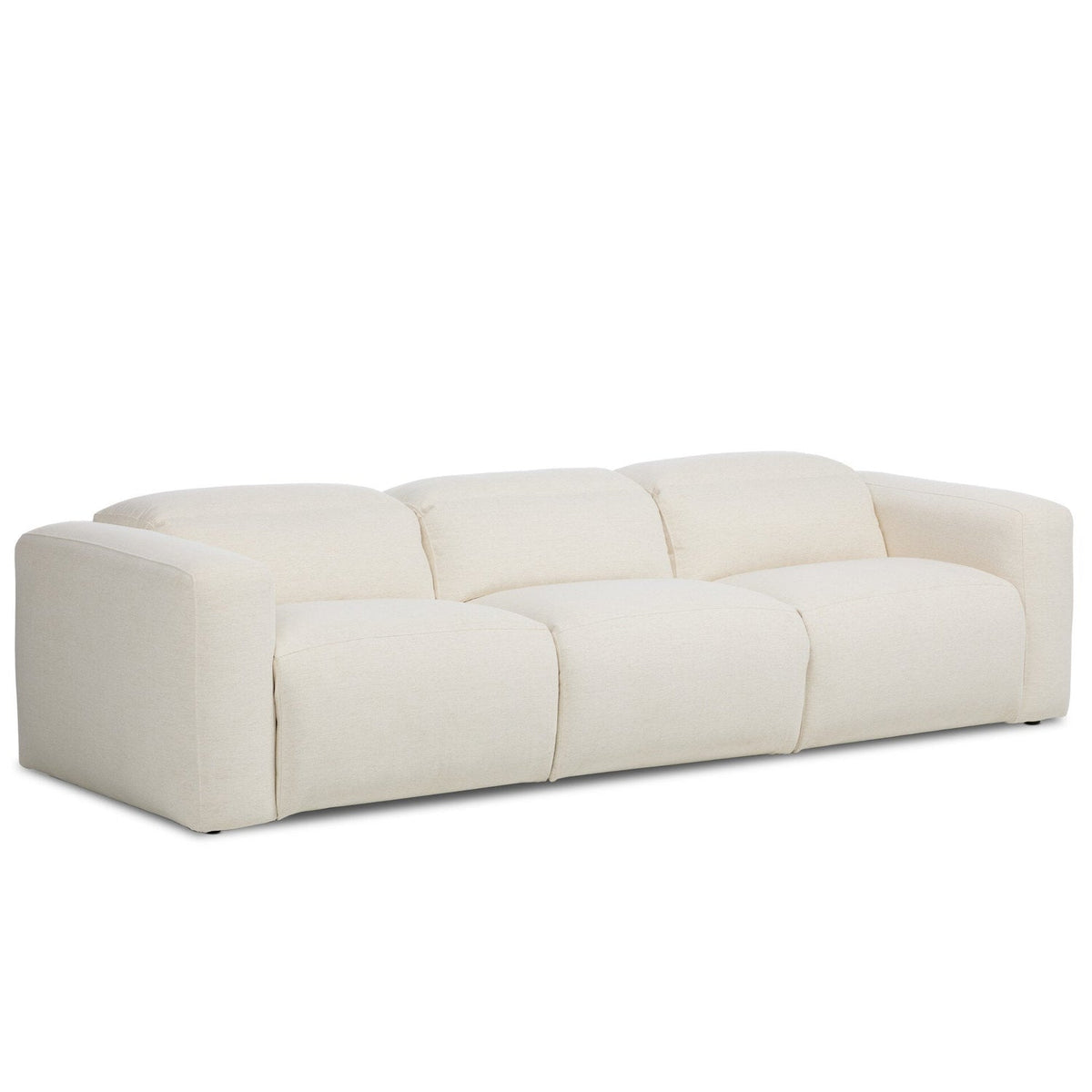 Four Hands Radley Crypton Nomad Snow Power Recliner 3 Piece Sectional Sofa styled view