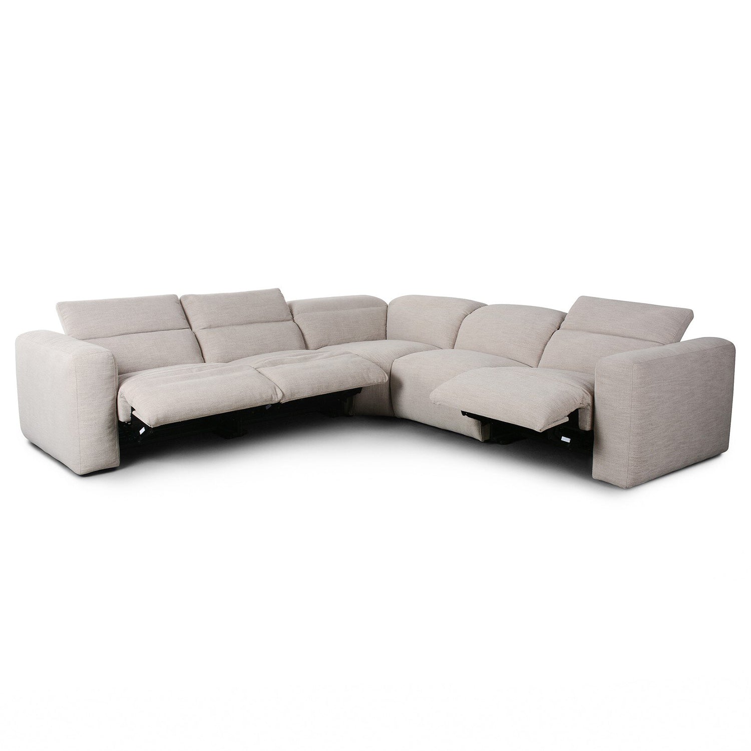 Four Hands Radley Power Recliner 5-Piece Sectional Sofa