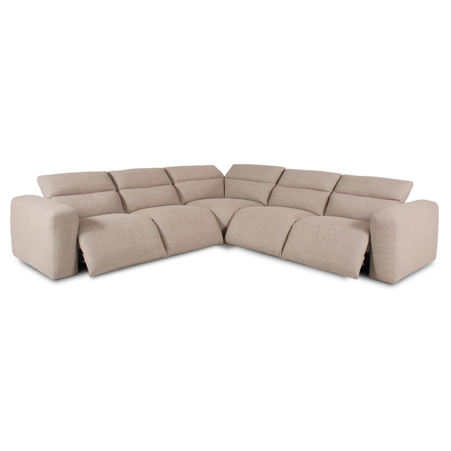Four Hands Radley Power Recliner 5-Piece Sectional Sofa