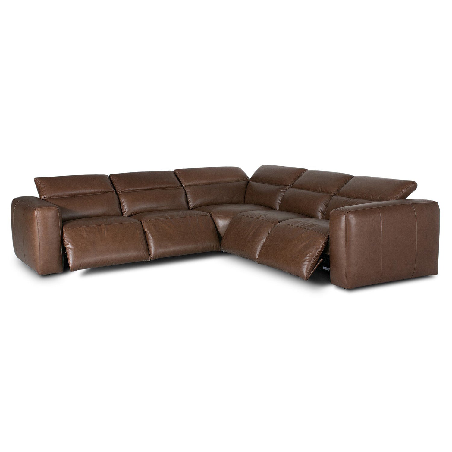 Four Hands Radley Power Recliner 5-Piece Sectional Sofa