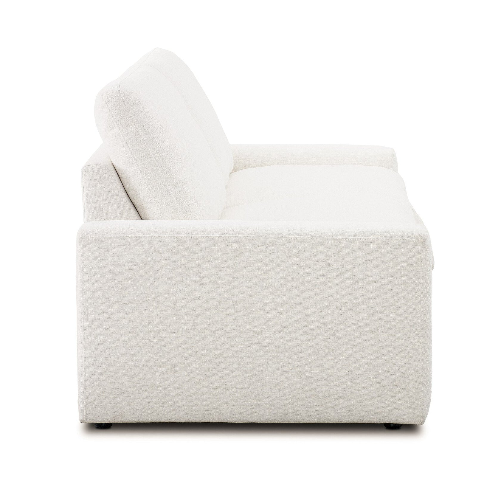 Four Hands Tillery Crypton Nomad Snow Power Recliner 2 Piece Sectional Sofa side view