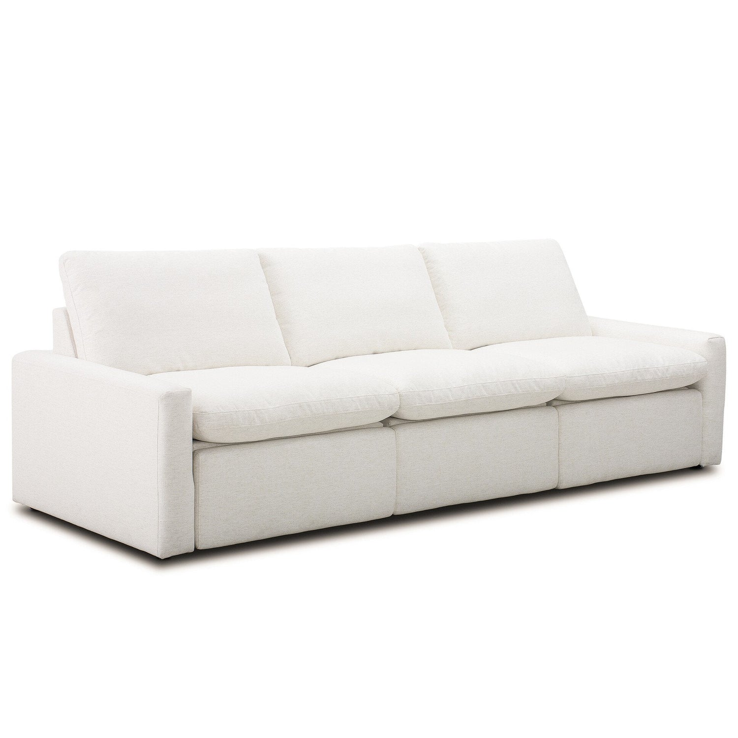 Four Hands Tillery Crypton Nomad Snow Power Recliner 3 Piece Sectional Sofa styled view