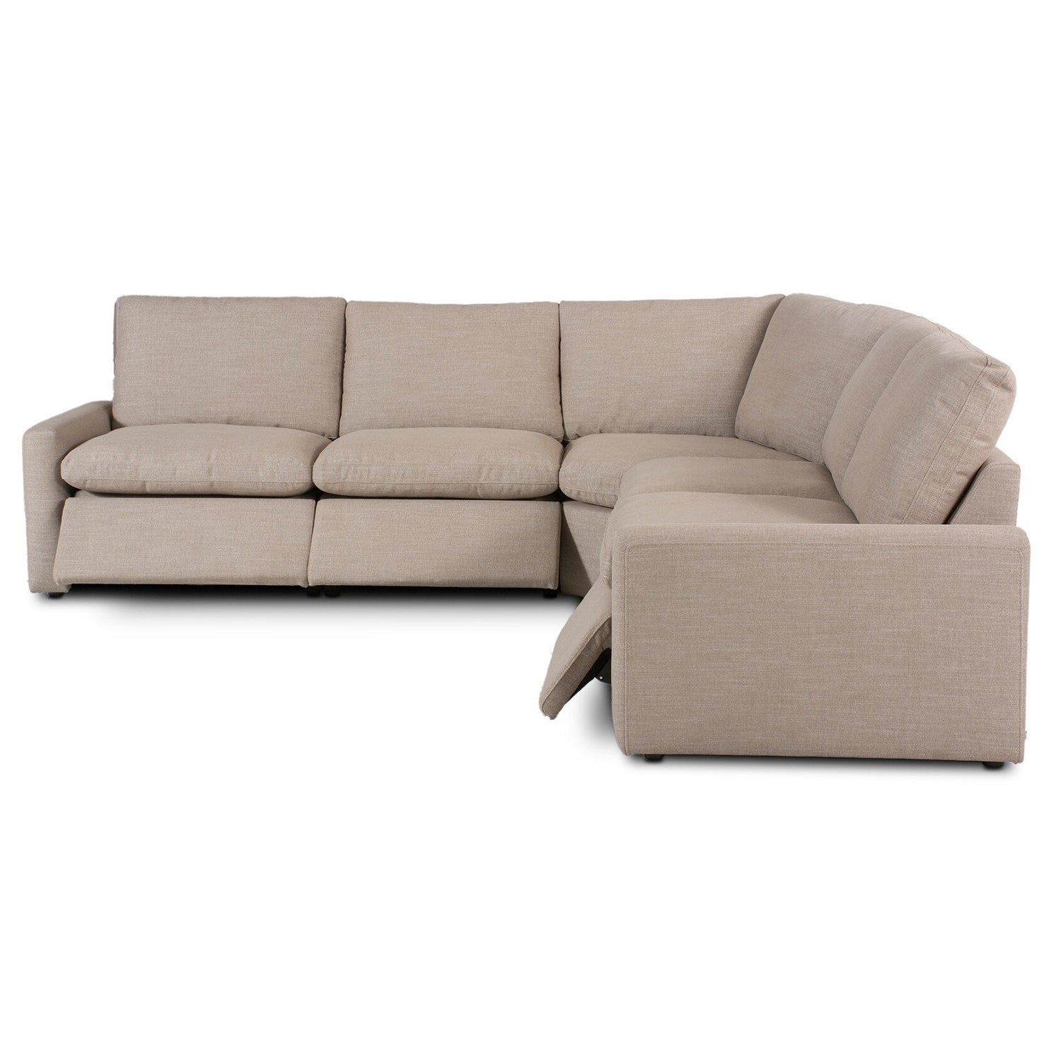 Four Hands Tillery Power Recliner 5-Piece Sectional Sofa