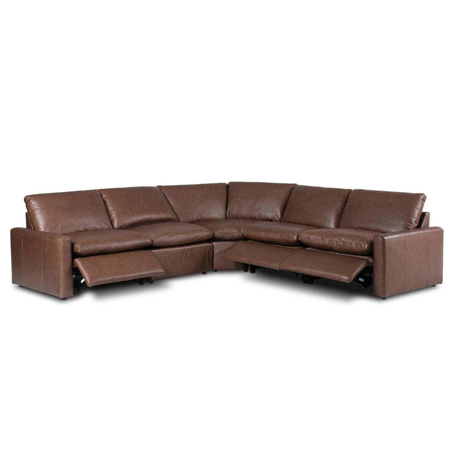 Four Hands Tillery Power Recliner 5-Piece Sectional Sofa