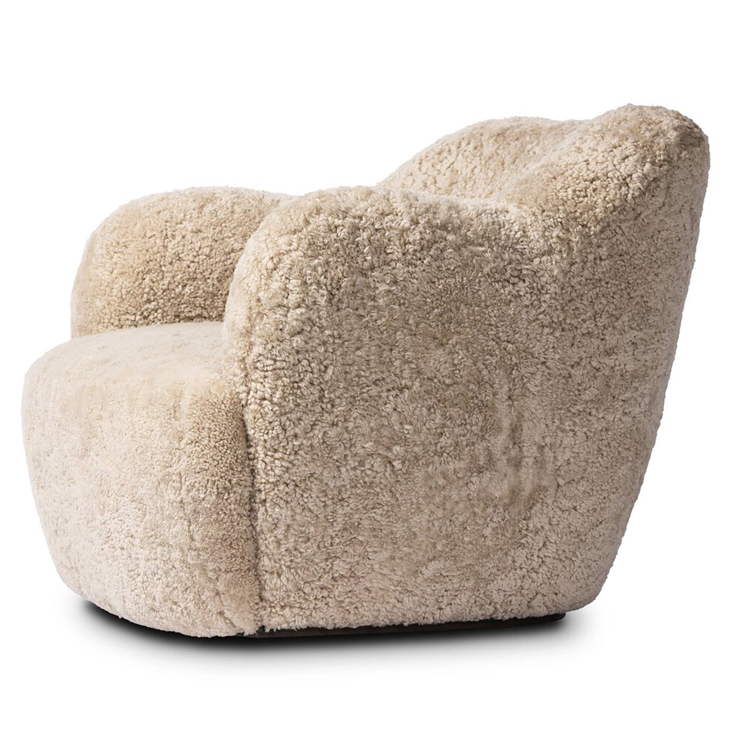 Four Hands Julius Shearling Swivel Chair