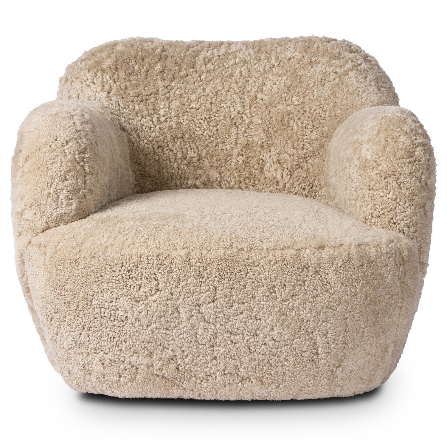 Four Hands Julius Shearling Swivel Chair