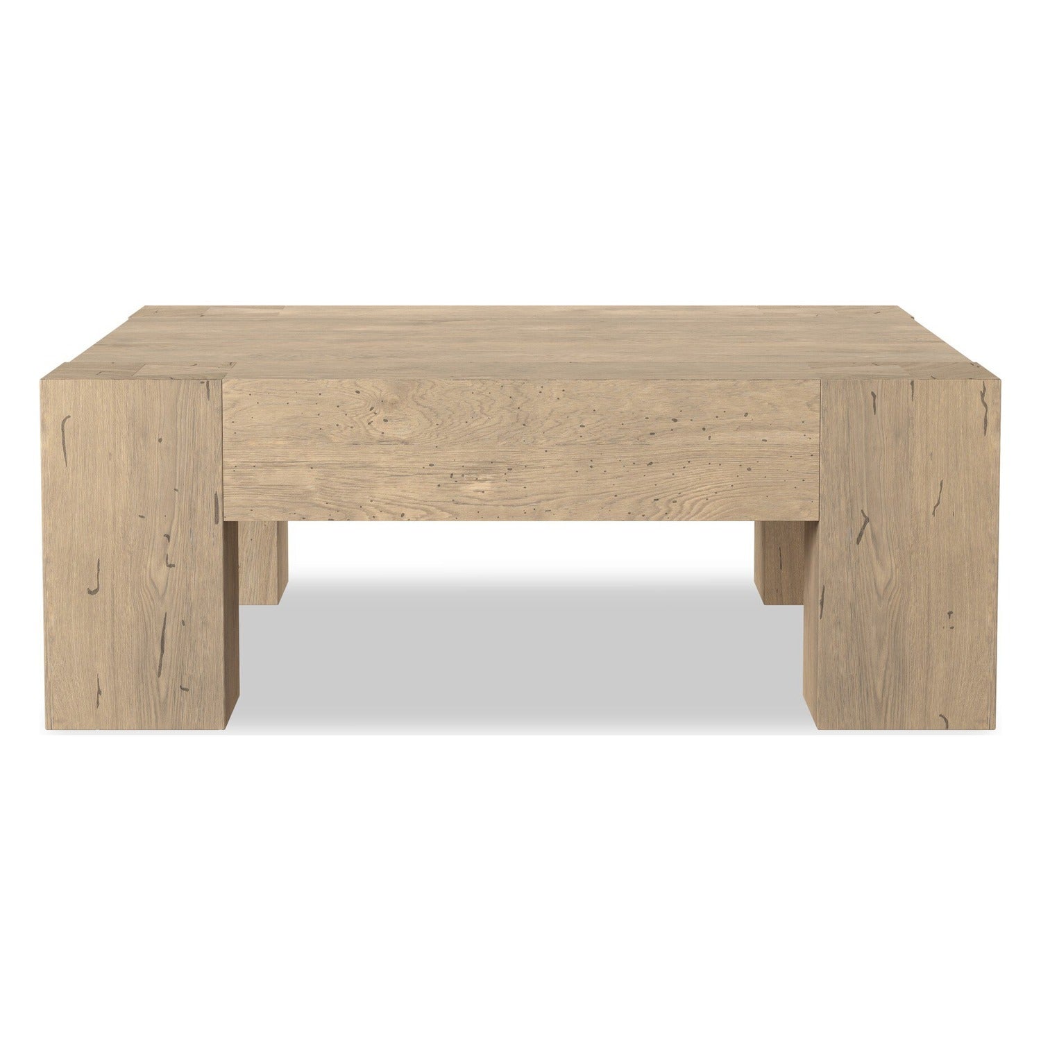 Four Hands Abaso Whitewash Rustic Coffee Table