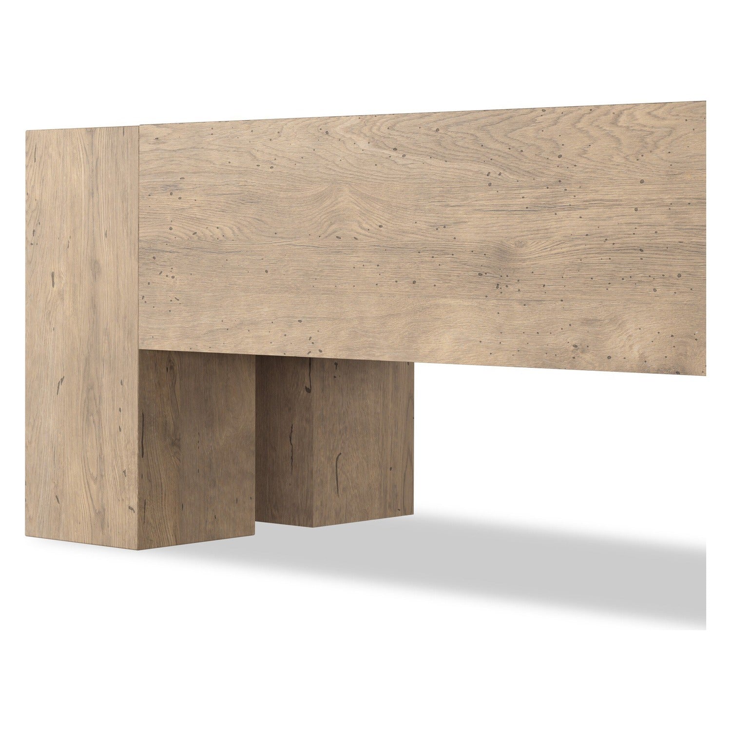 Four Hands Abaso Whitewash Rustic Accent Bench