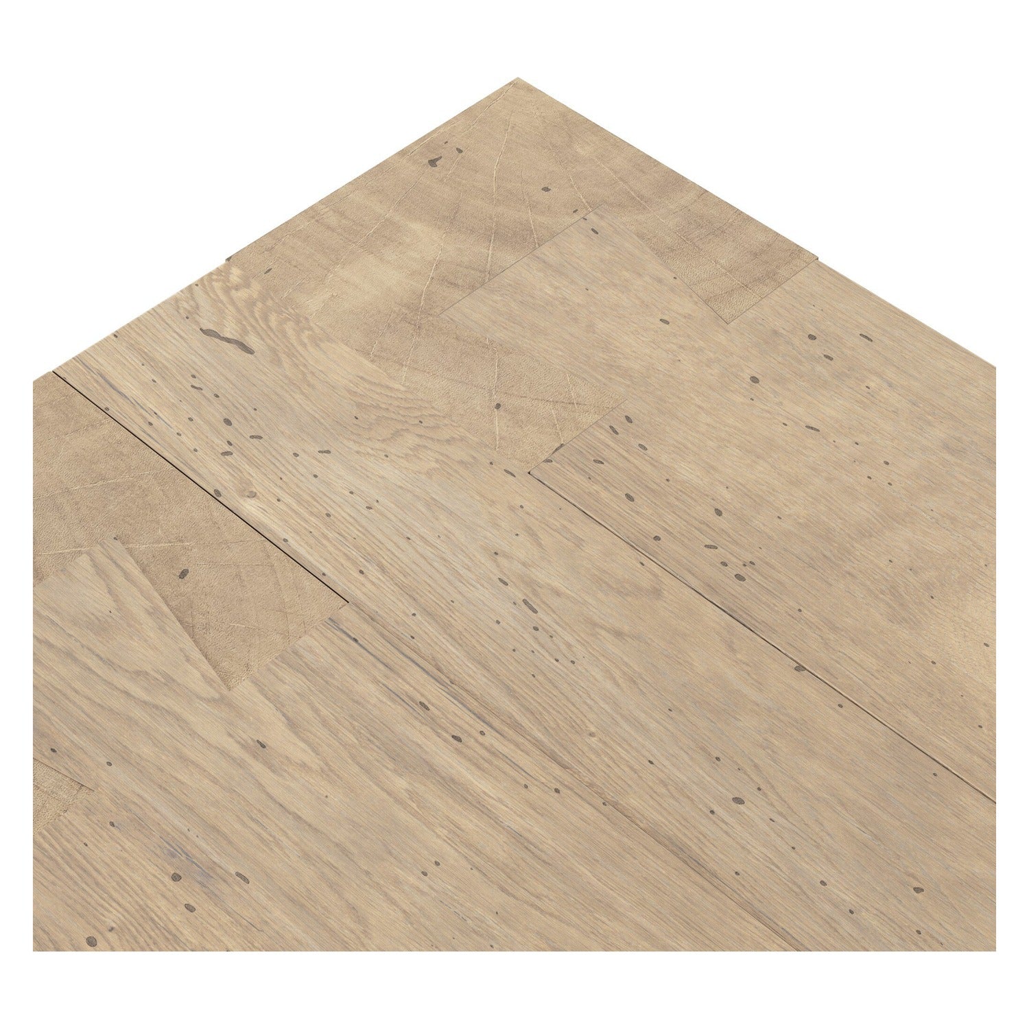 Four Hands Abaso Whitewash Rustic Accent Bench