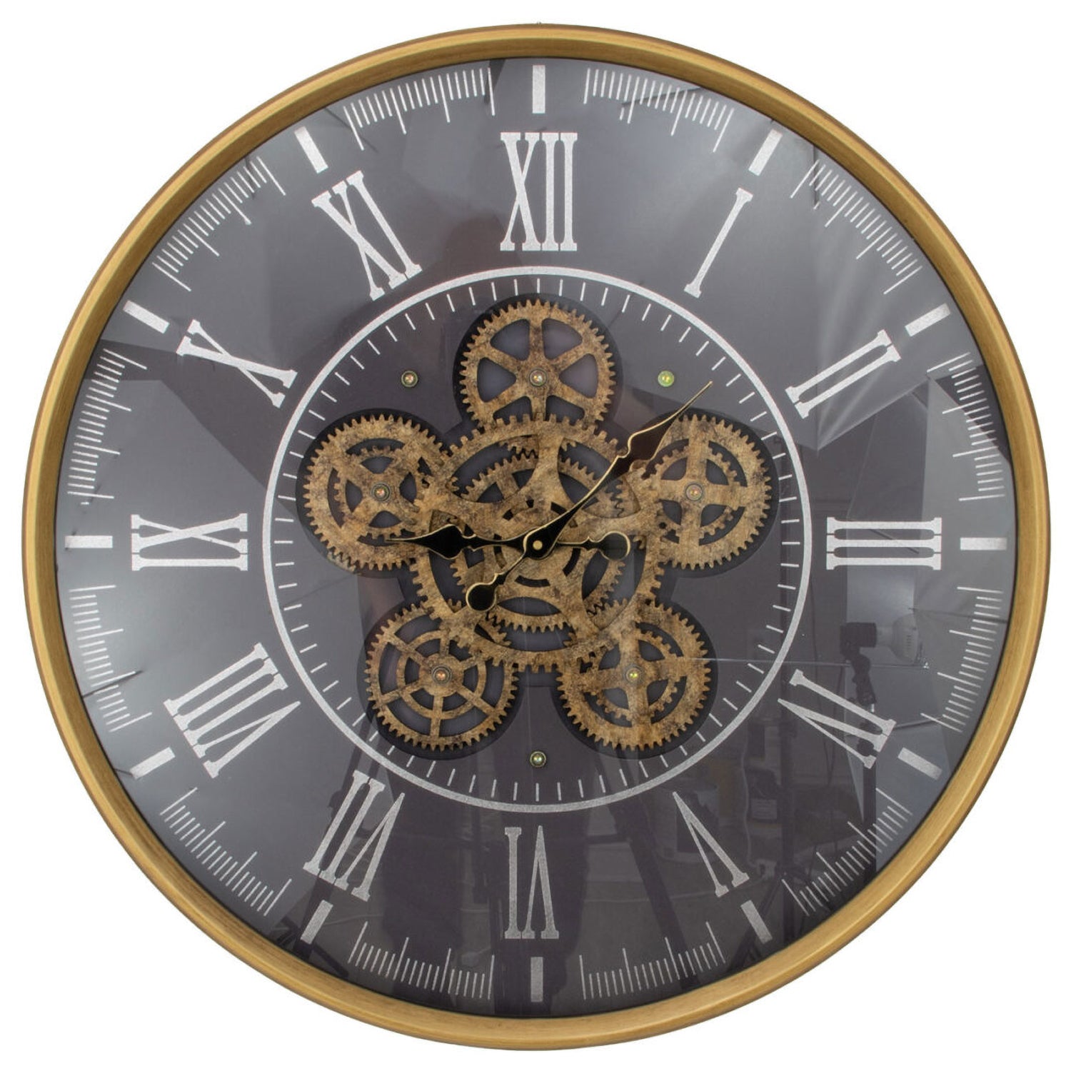 Milan Wall Clock – Glass | Paynes Gray