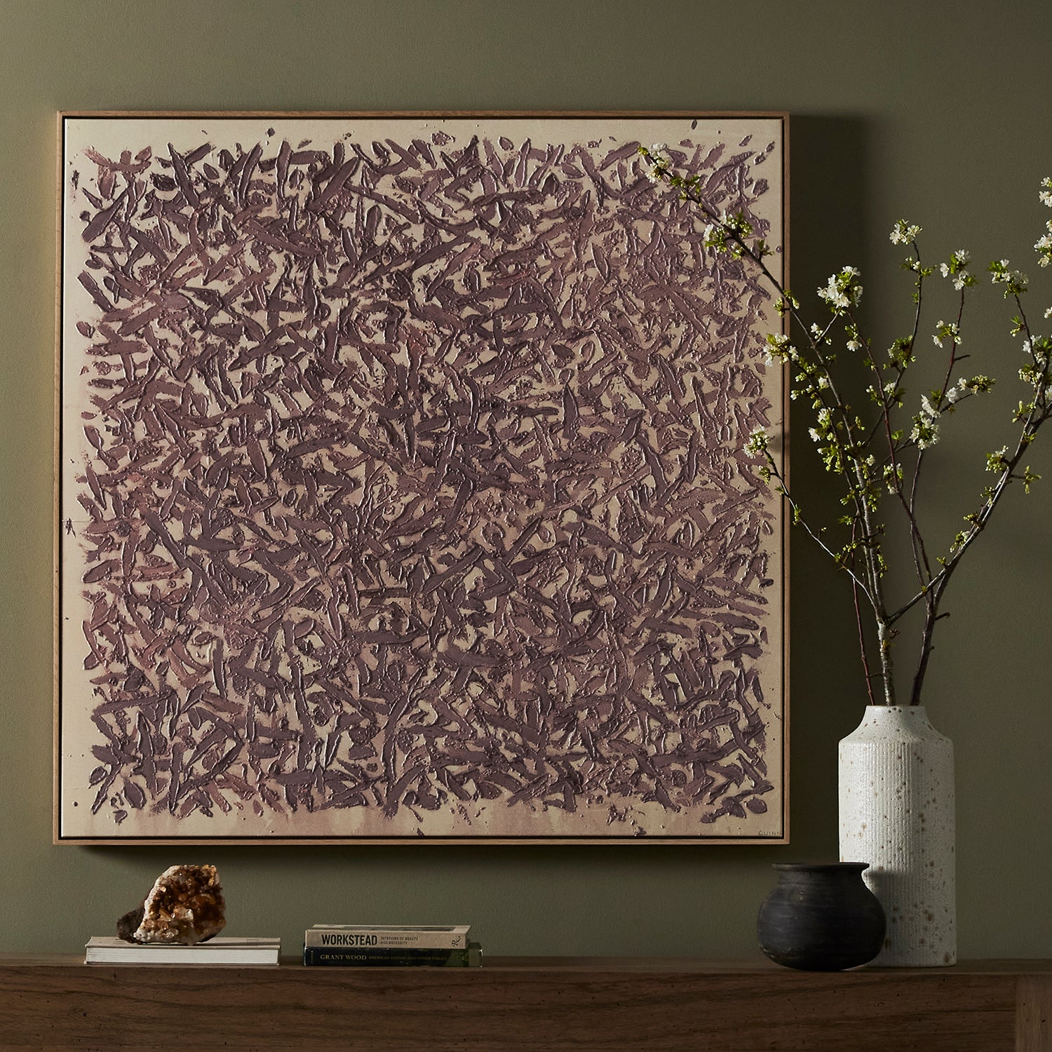 Four Hands x Tyler Guinn They Cling To The Rock No 6 Framed Art