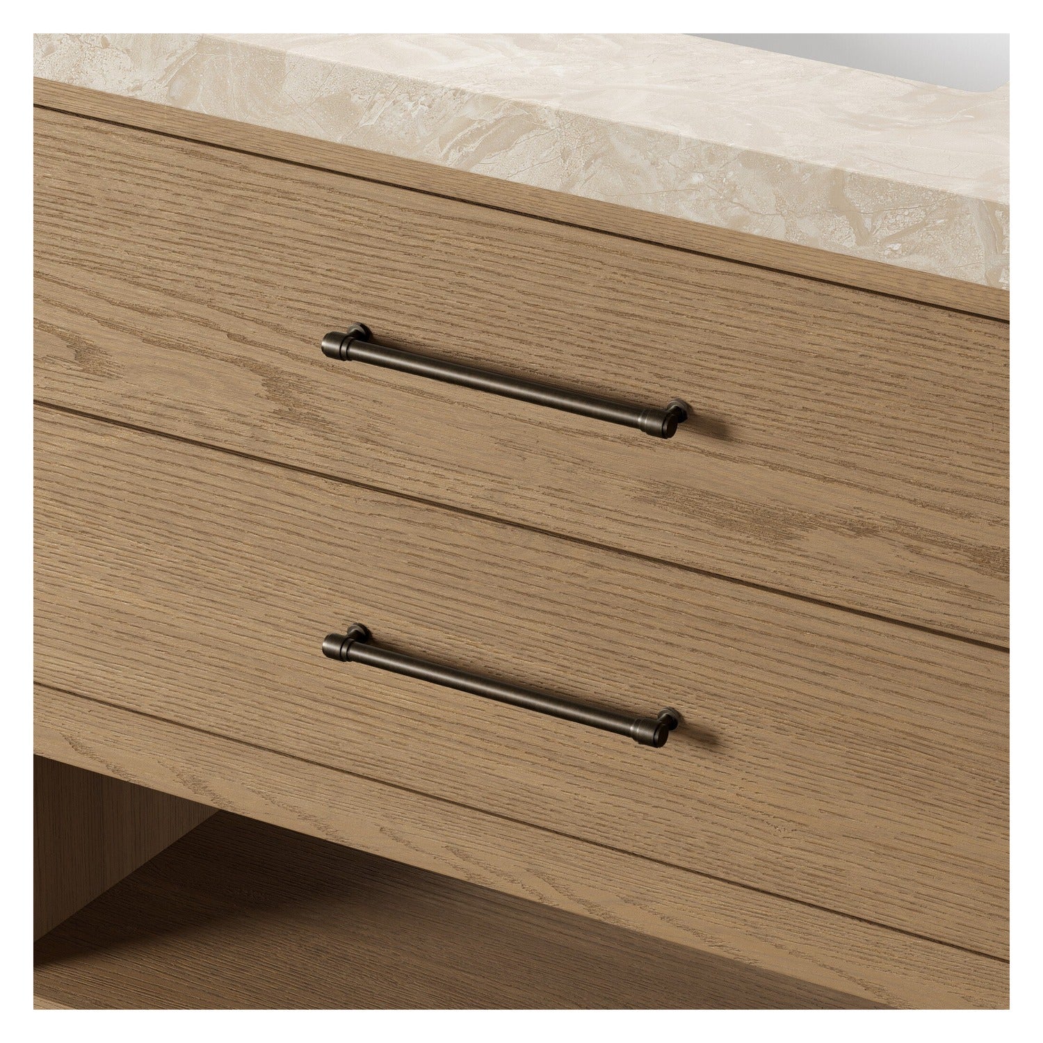 Four Hands Anthem Satin Light Wash Oak Single Vanity